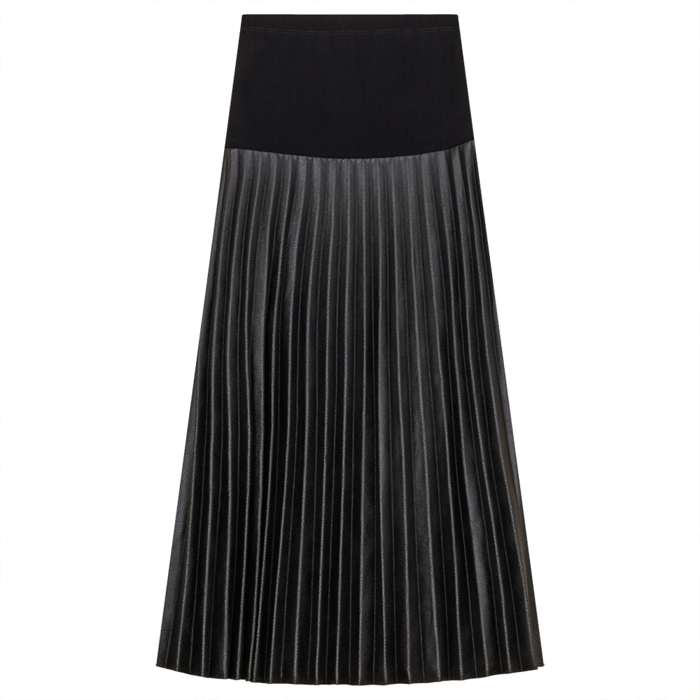 Leisure Pleated Knit Skirt