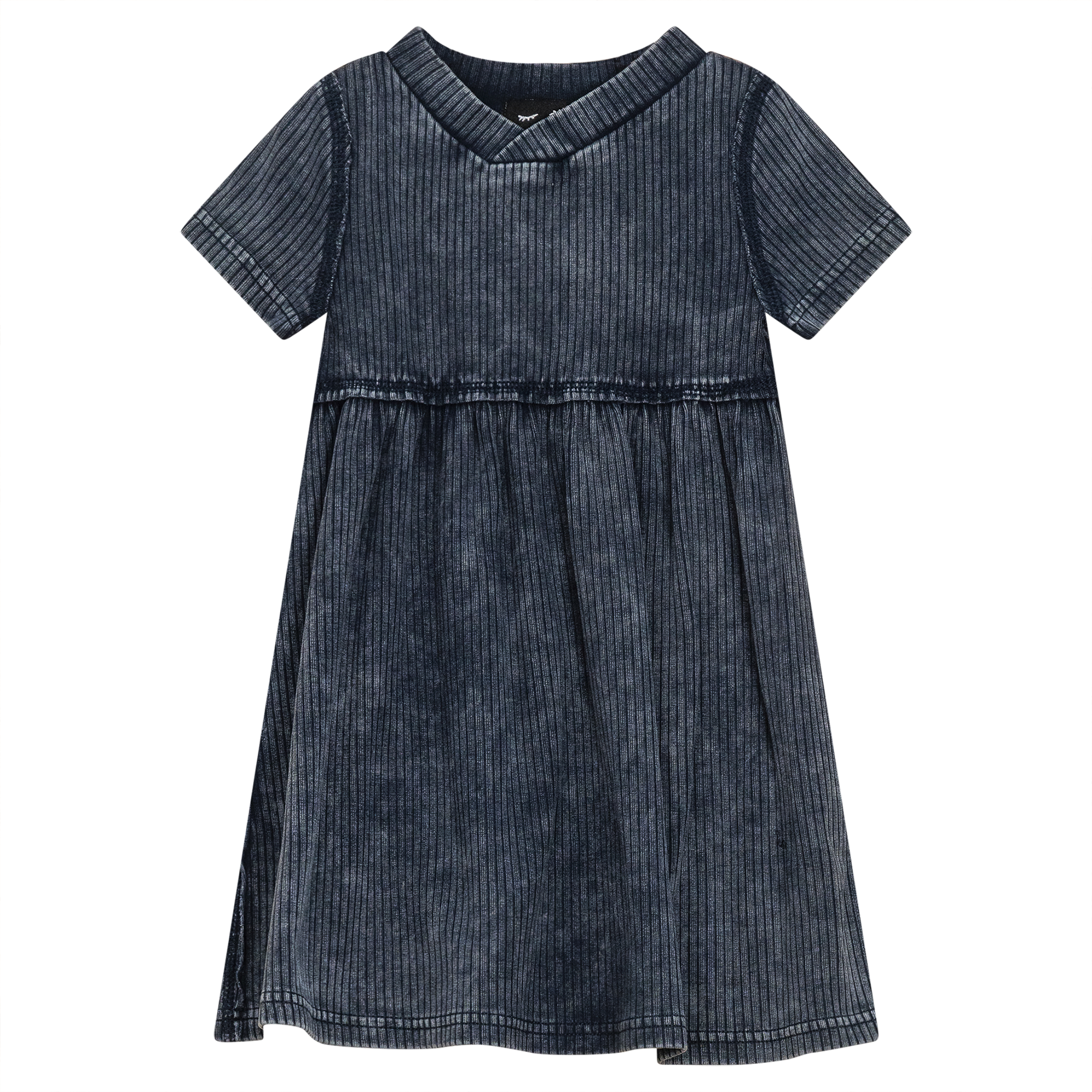 Distressed Ribbed Dress