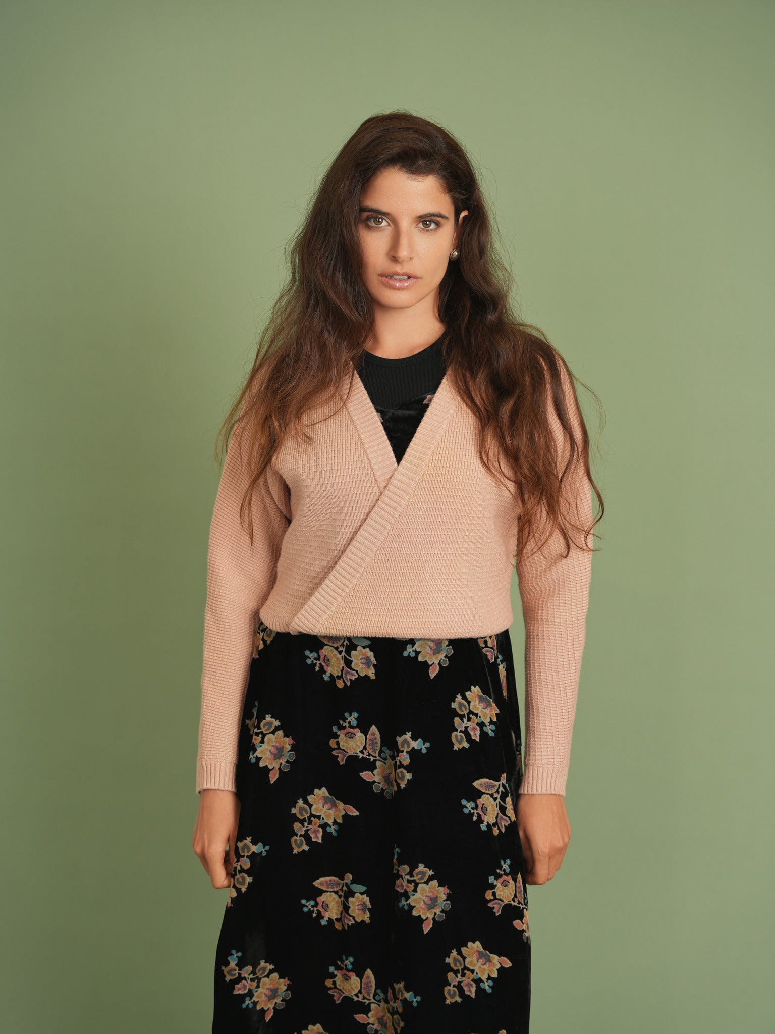 Wrap Knit Sweater