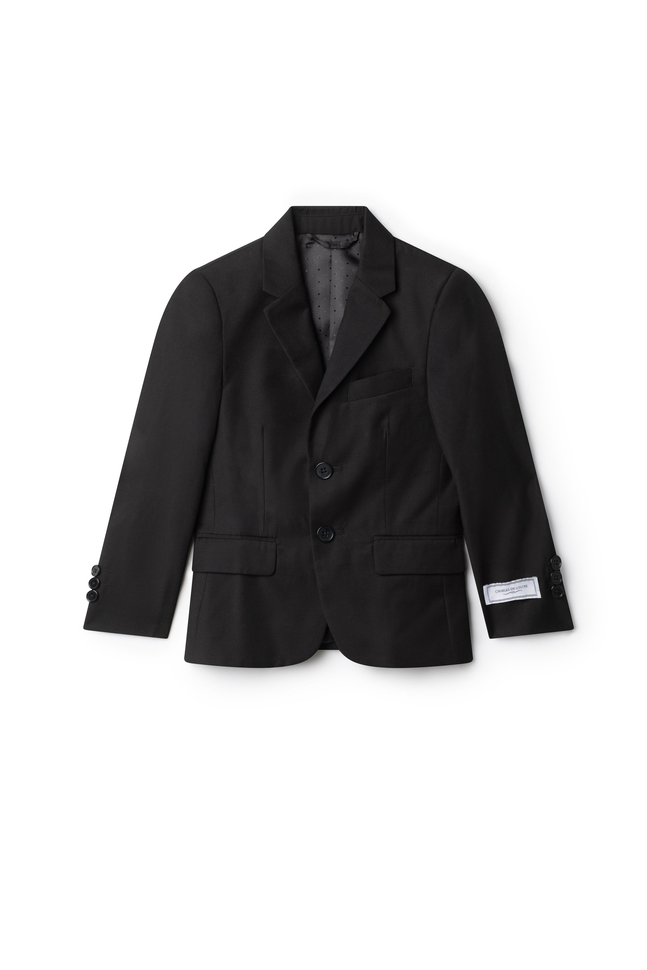Slim Jacket in Black by Charles de Louvre