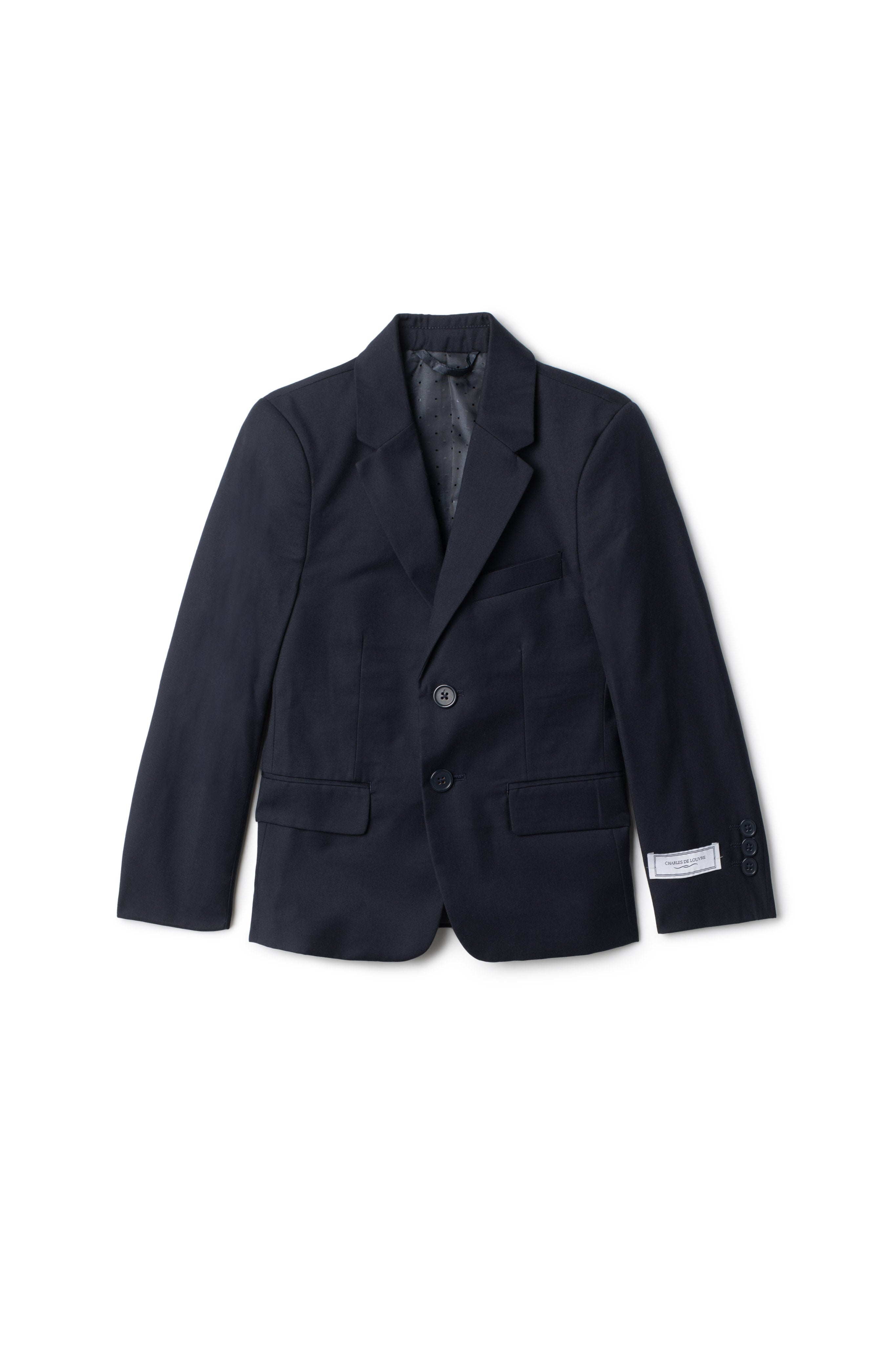 Slim Jacket in Navy by Charles de Louvre