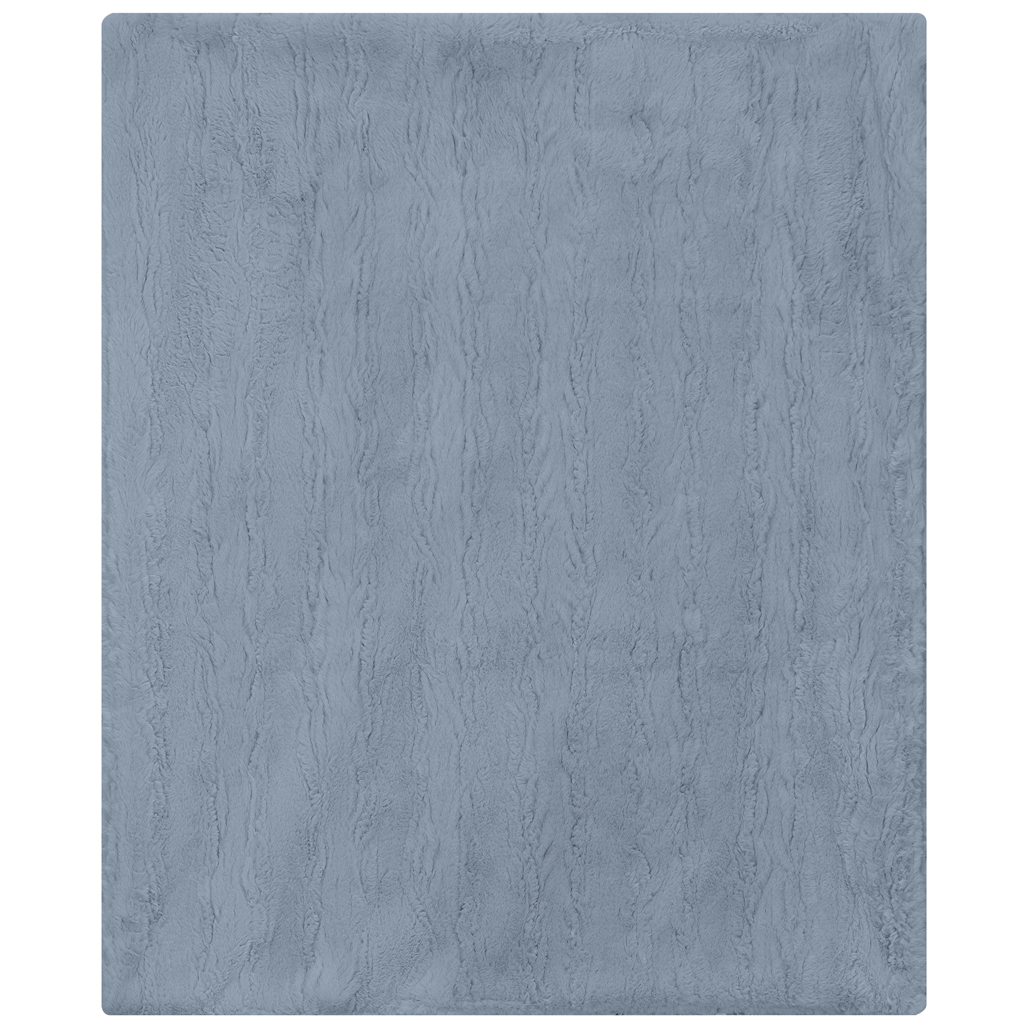 Faux Fur Blanket in Blue One Size by Small Moments