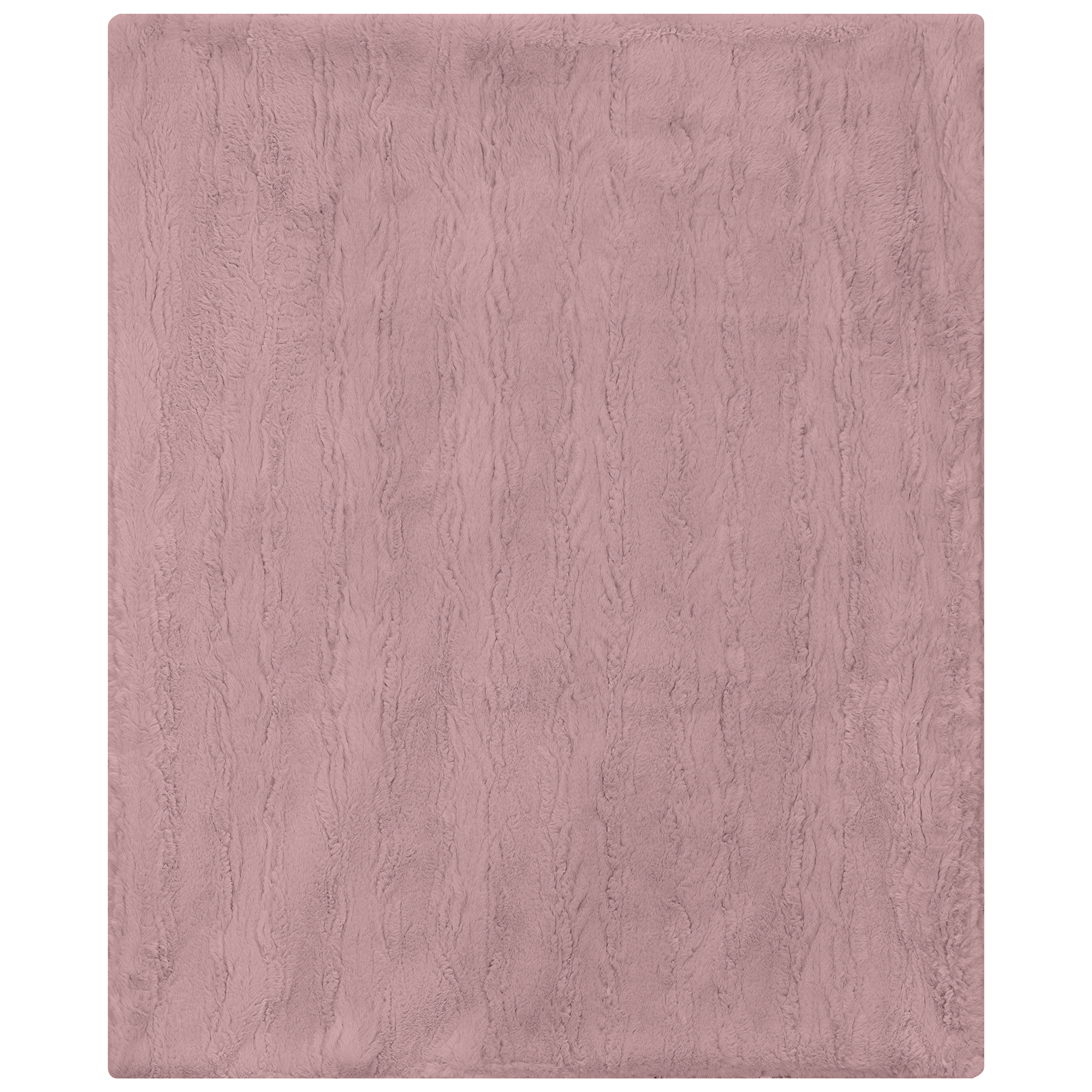 Faux Fur Blanket in Pink One Size by Small Moments