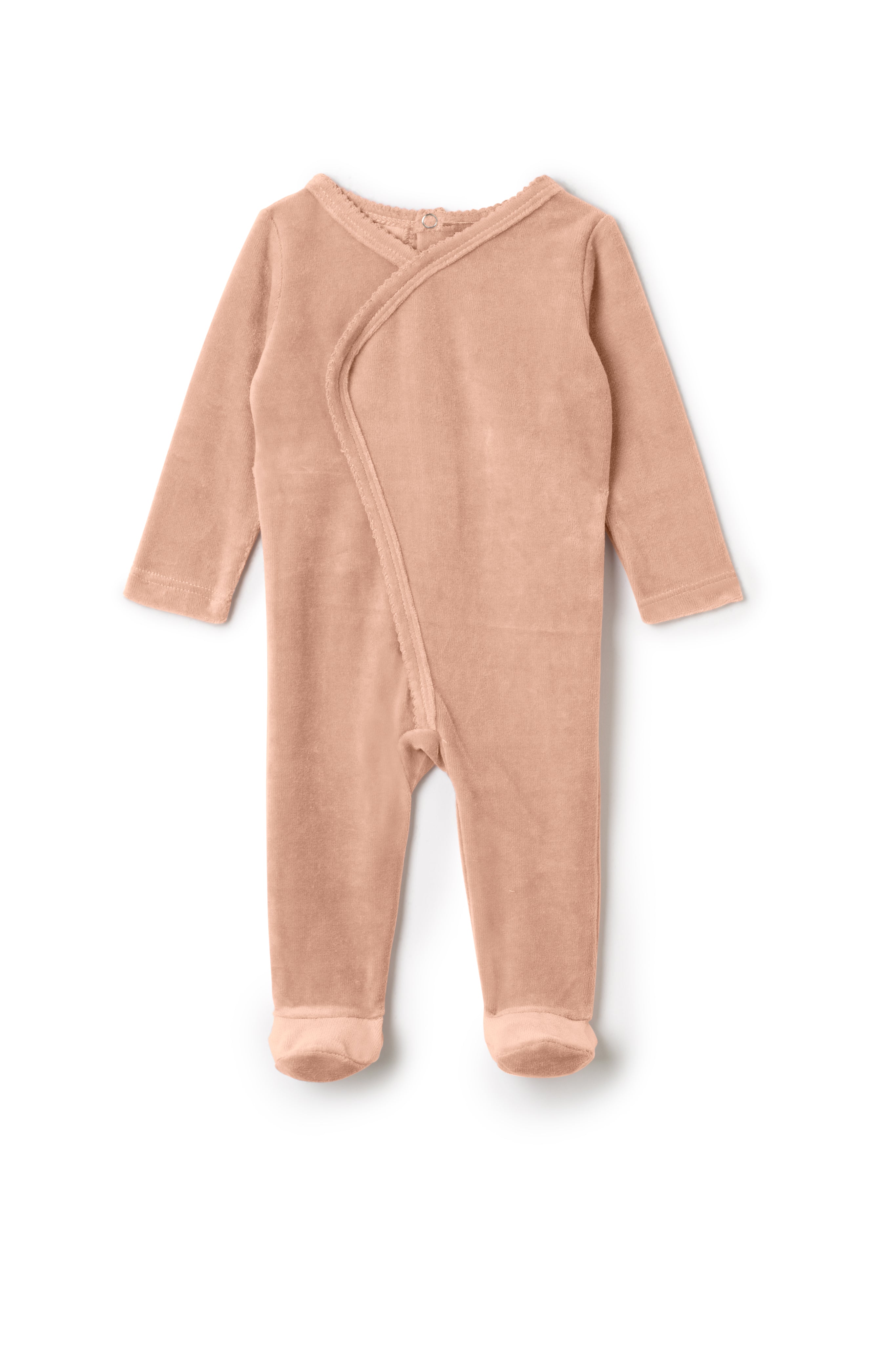 Wrap Stretchie Layette in Light Maple by Small Moments