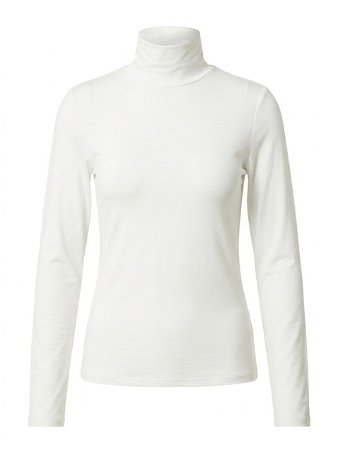 High Mock Tee in Cream by Riff
