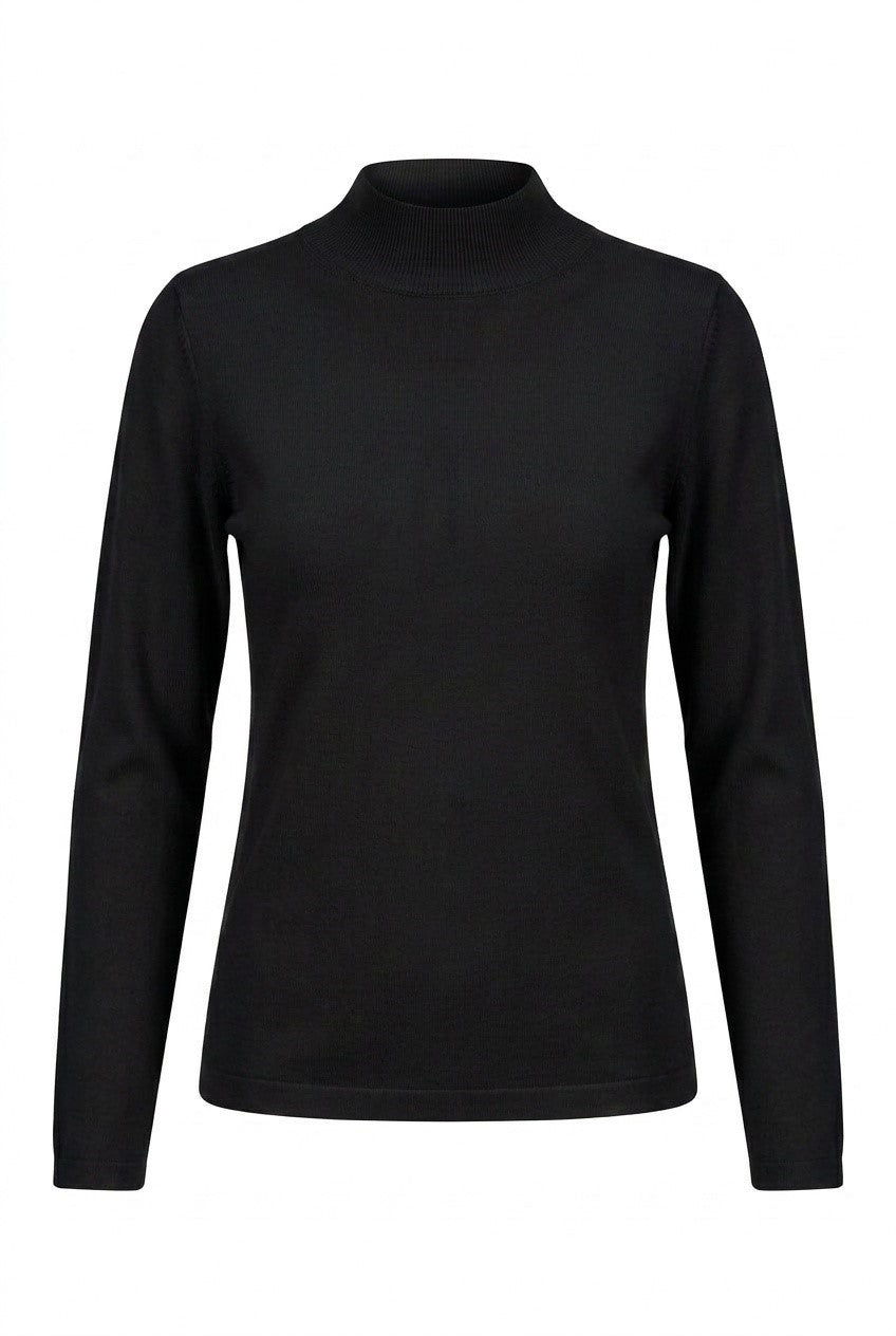 Knit Mock Neck