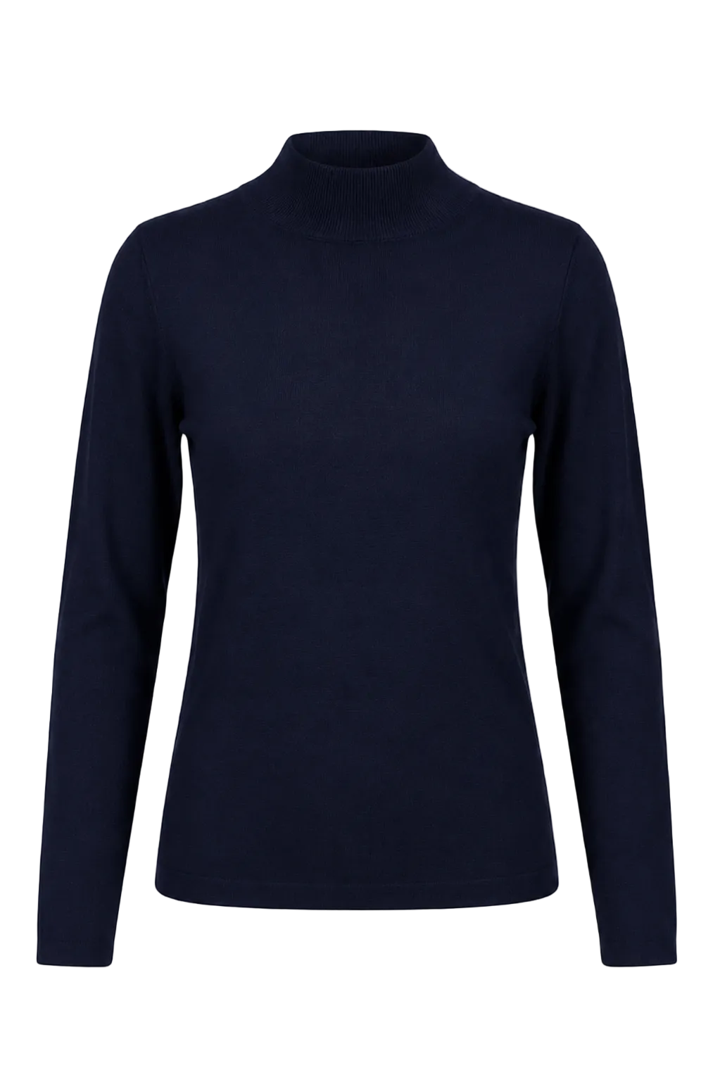 Knit Mock Neck in Dark Navy by Diciannove