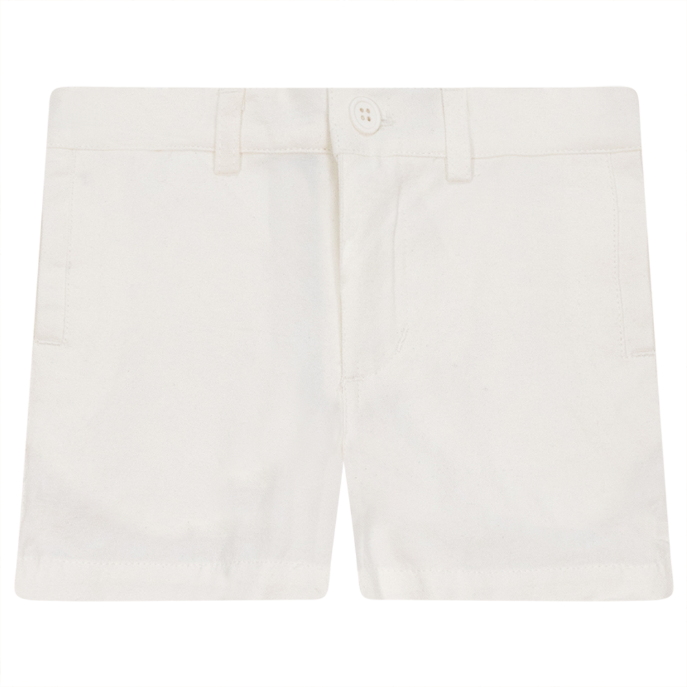 Cotton Short Pant Off White Boys Shorts by {{ product_vemdor}}