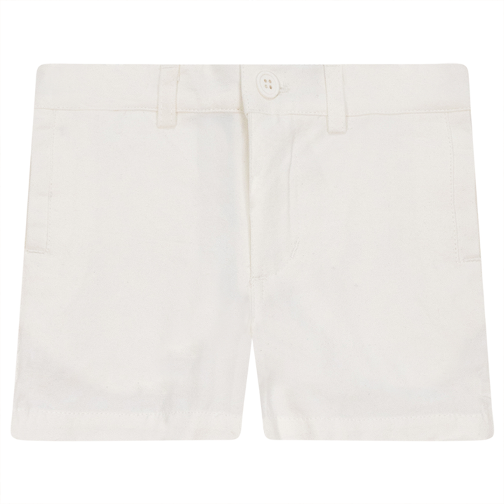 Cotton Short Pant Off White Boys Shorts by {{ product_vemdor}}