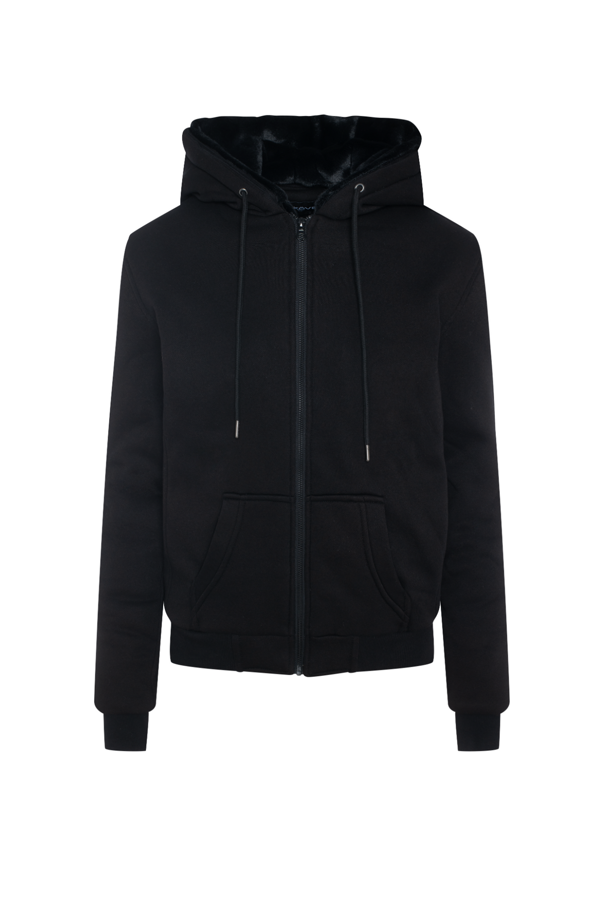 Fur Lined Jacket in Black by Kove