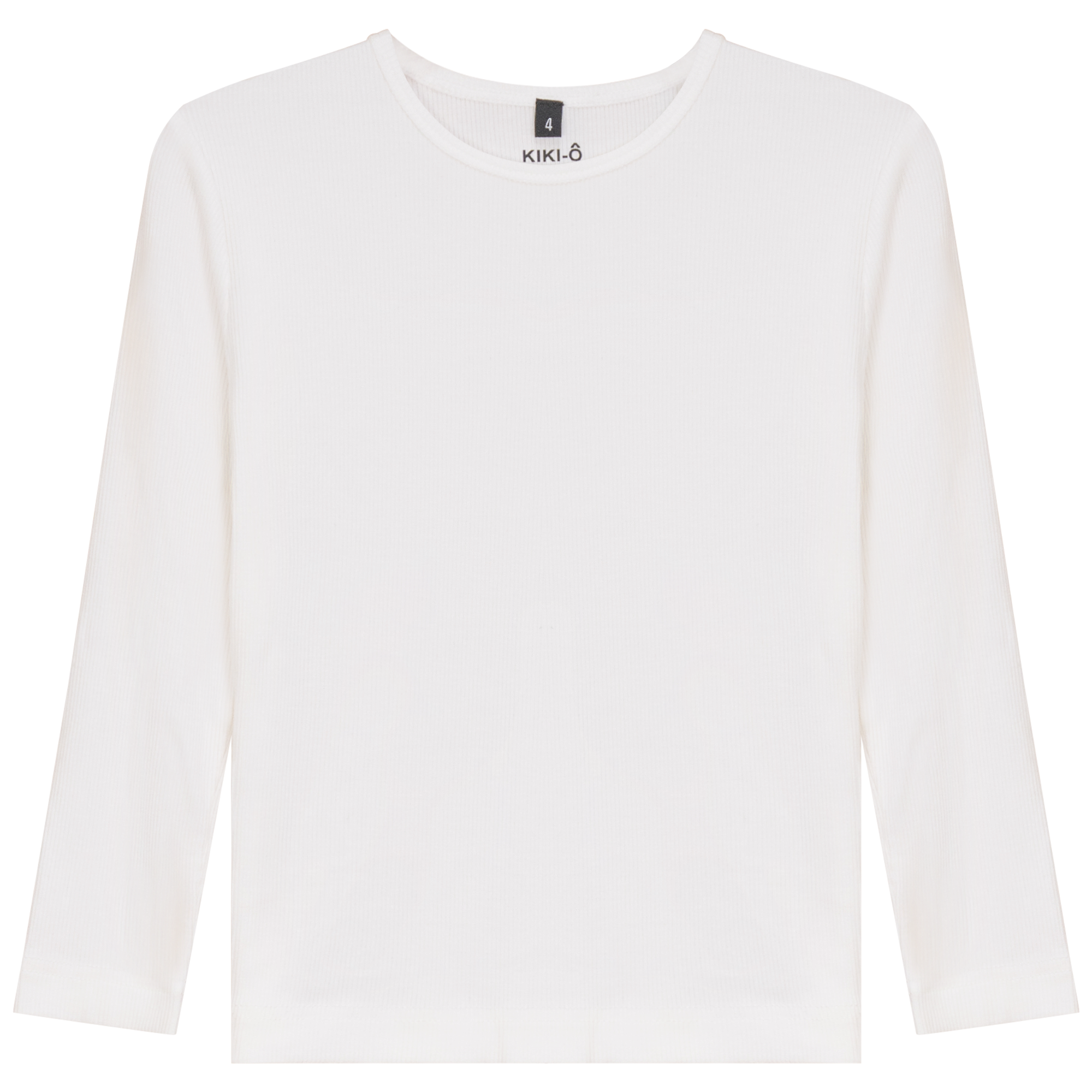 Thin Rib Shell Shirt in Ivory by Kiki-O