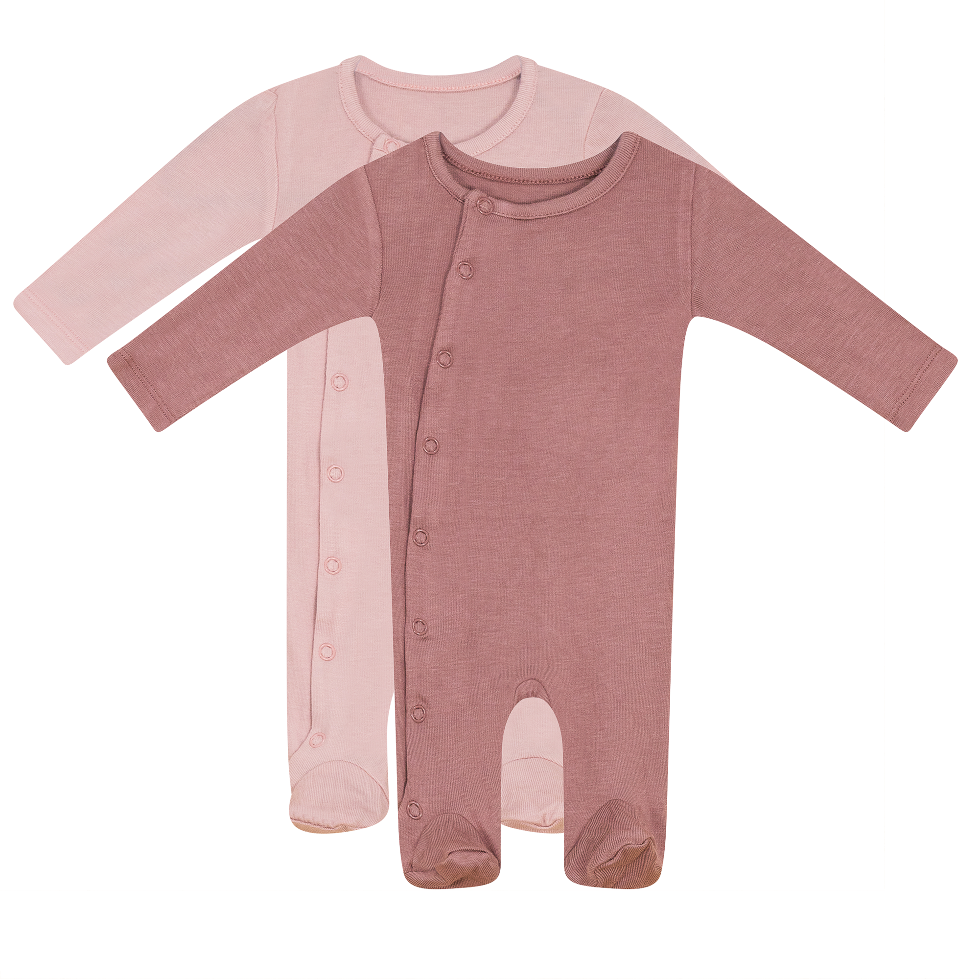 Snap Down Onesie in Assorted Pink by Bebe Bella