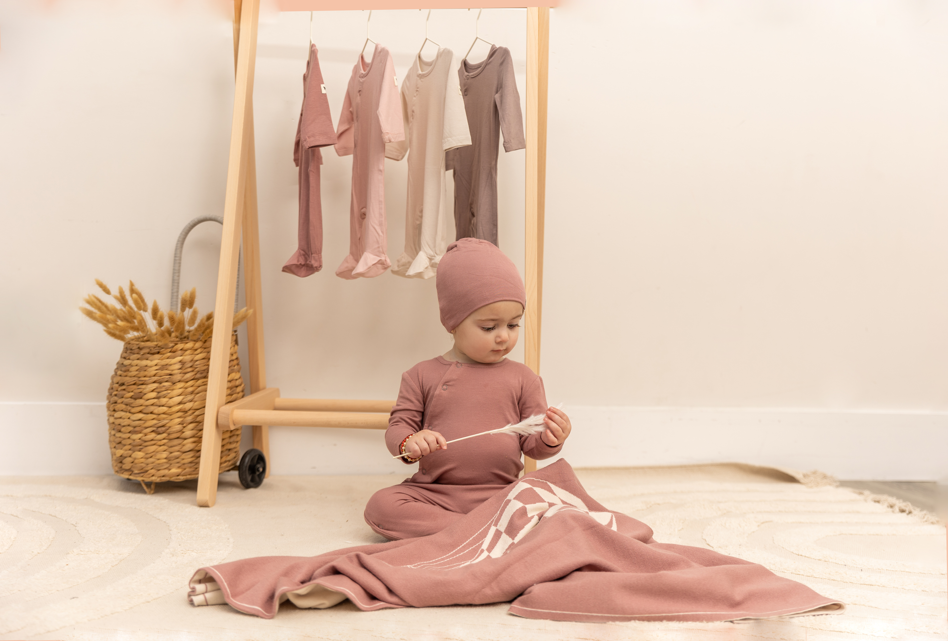 Snap Down Onesie in by Bebe Bella