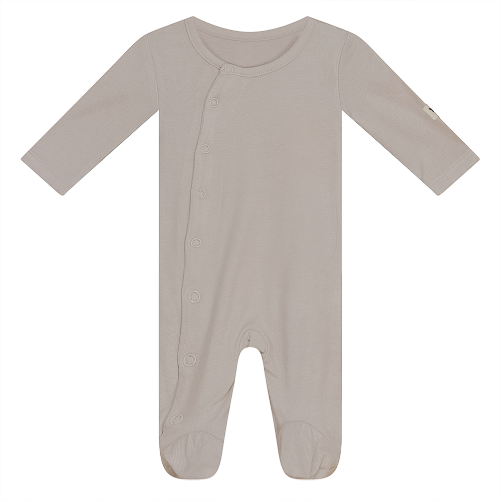Snap Down Onesie in Dark Almond by Bebe Bella
