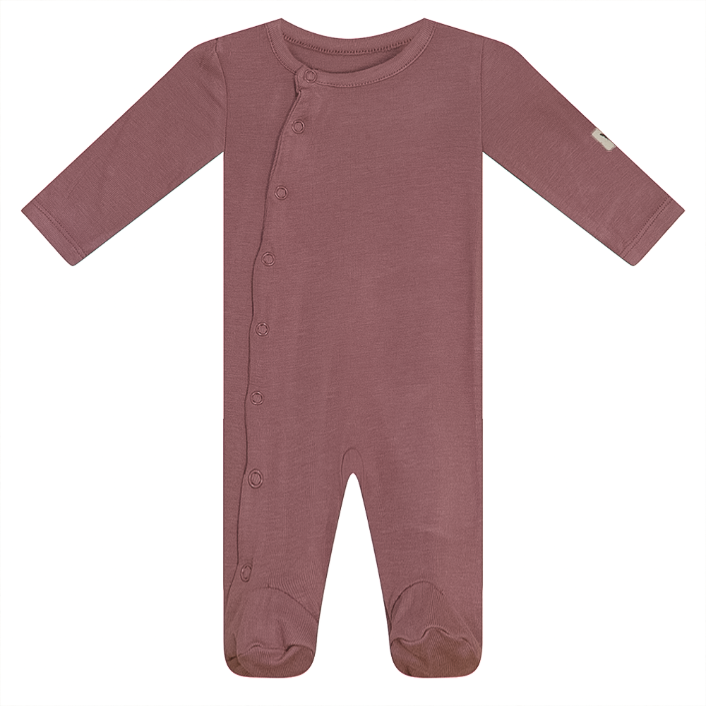Snap Down Onesie in Rose by Bebe Bella