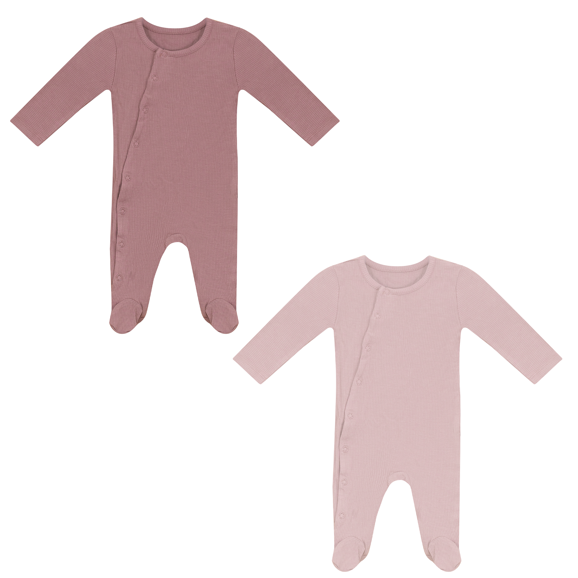 Rib Assorted Onesie Set in Assorted Pink by Bebe Bella