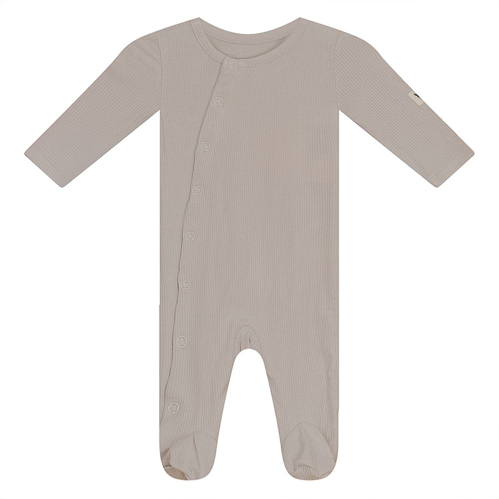 Rib Onesie in Dark Almond by Bebe Bella