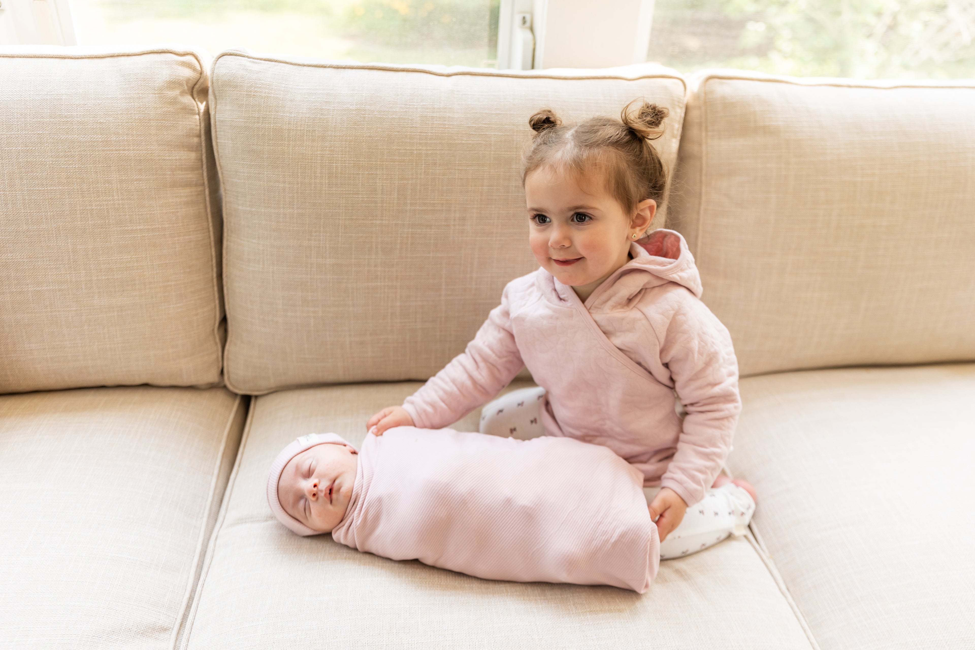 Bebe Bella Ribbed Blanket & Hat Set in Blue 1 Month by Bebe Bella