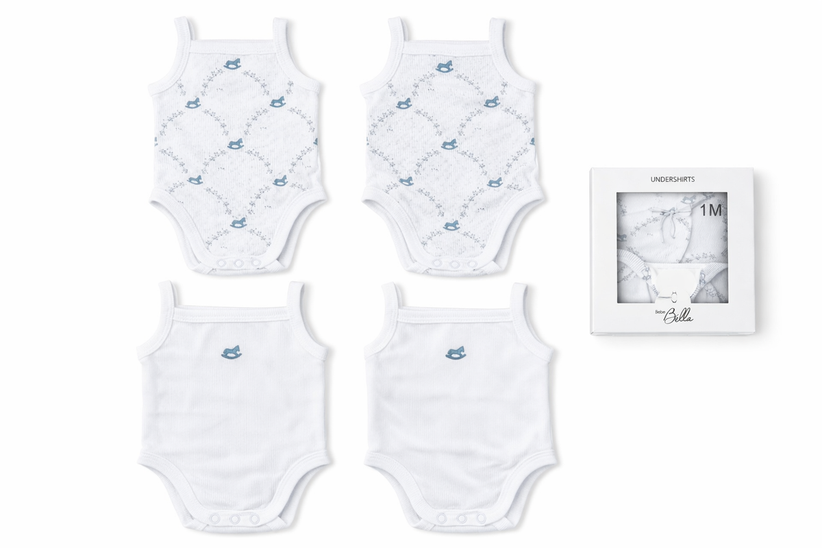 Rib Rocking Horse Undershirts Pack