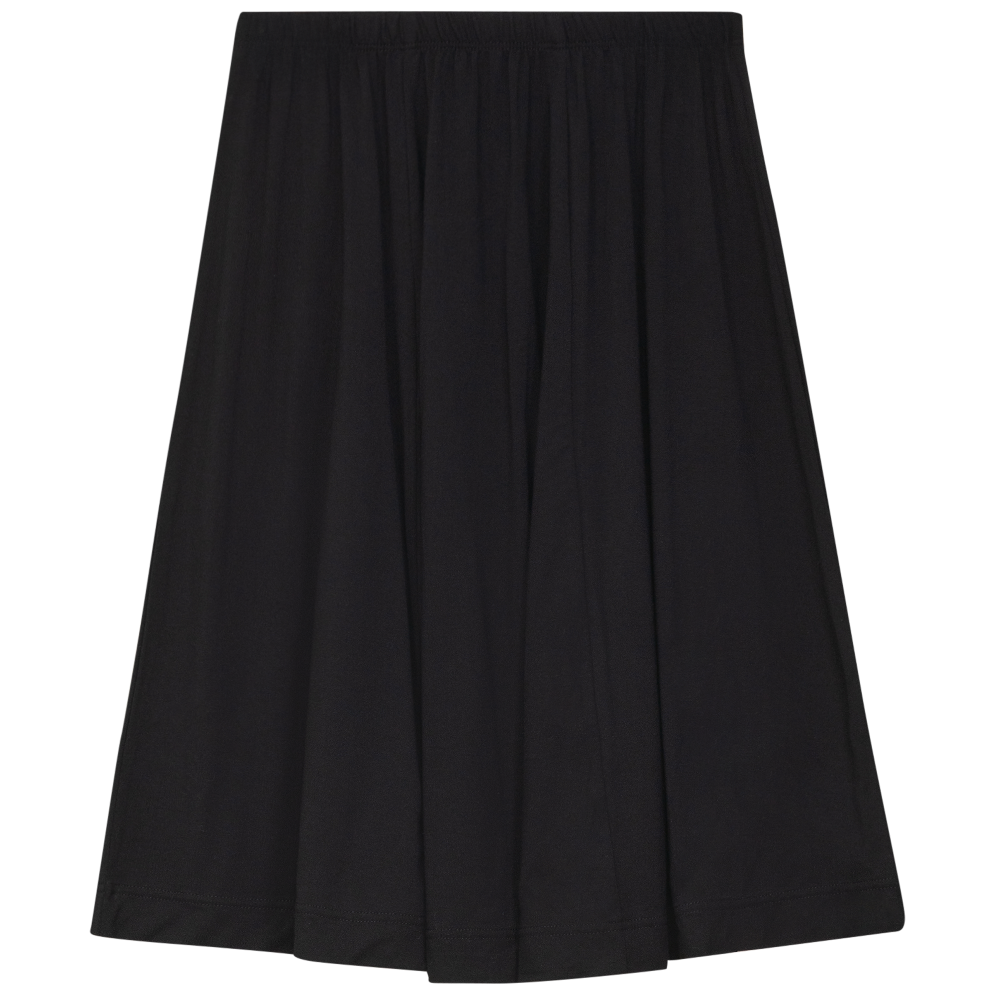 Modal Midi Panel Skirt in Black by Kiki-O