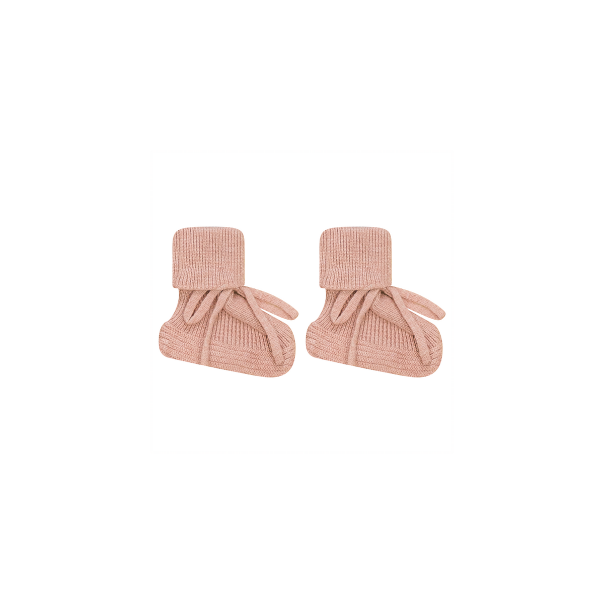 knitted Footies in Petal Mix New Born by Bebe Bella