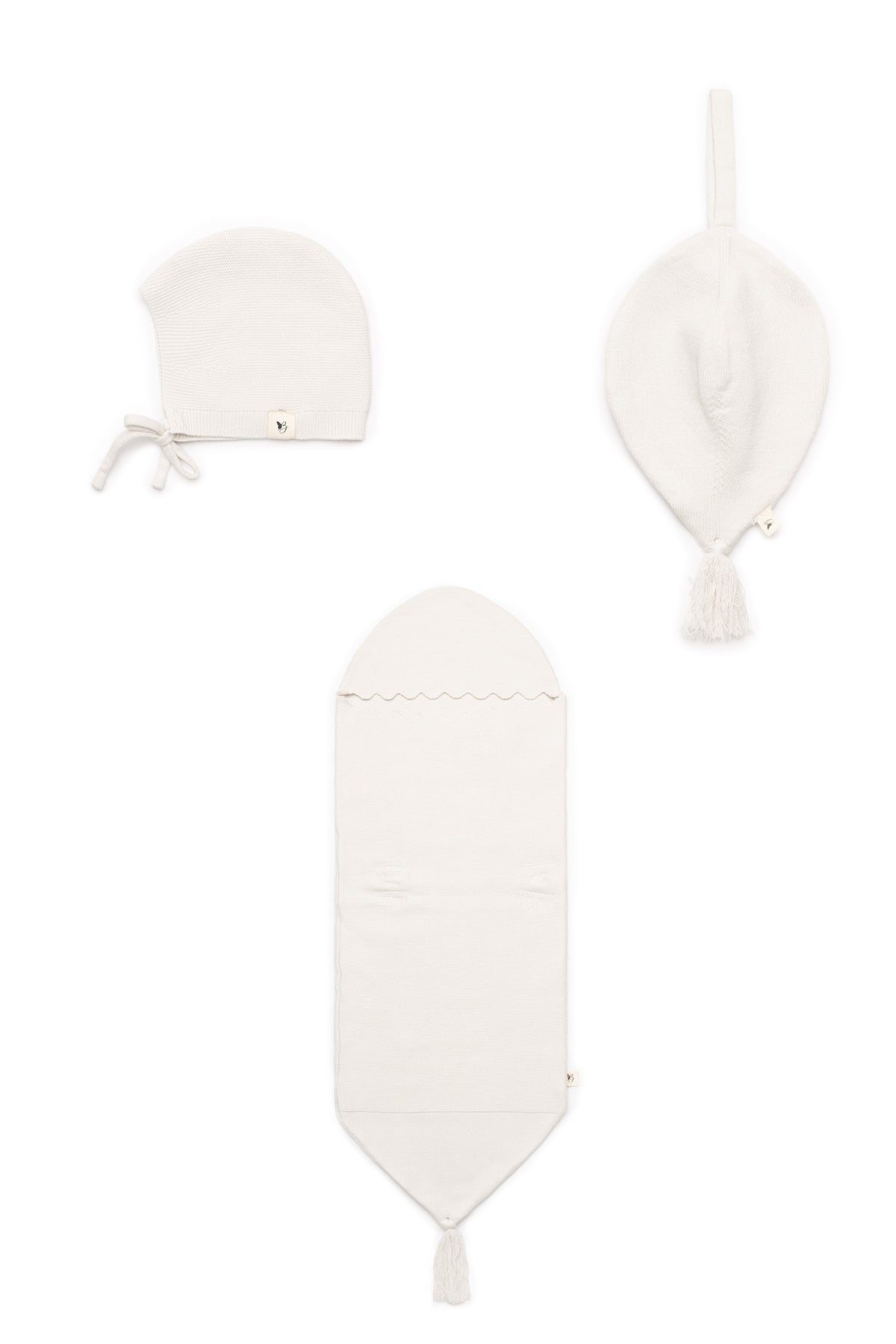 Cacoon Set in Cream One Size by Bebe Bella