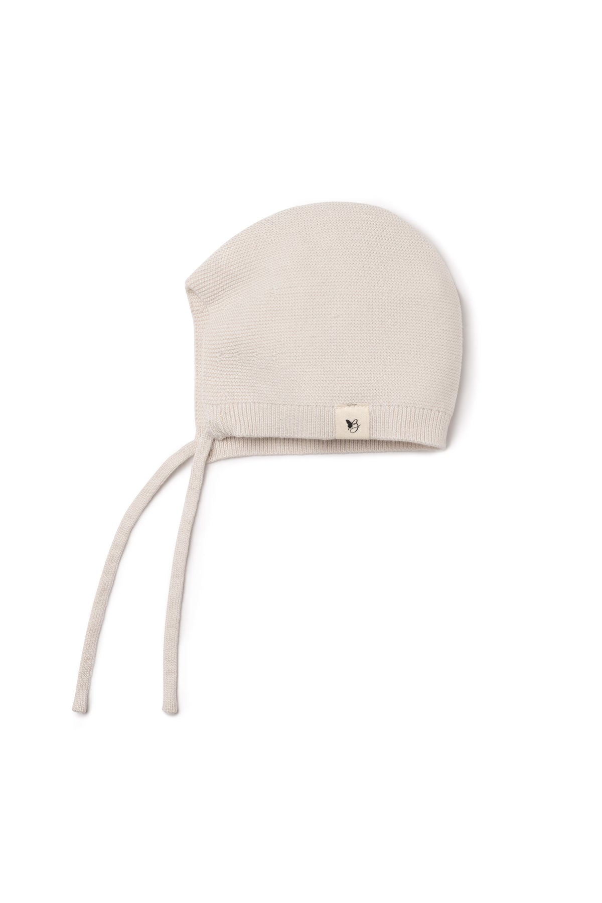 Knitted Bonnet in Dark Almond by Bebe Bella