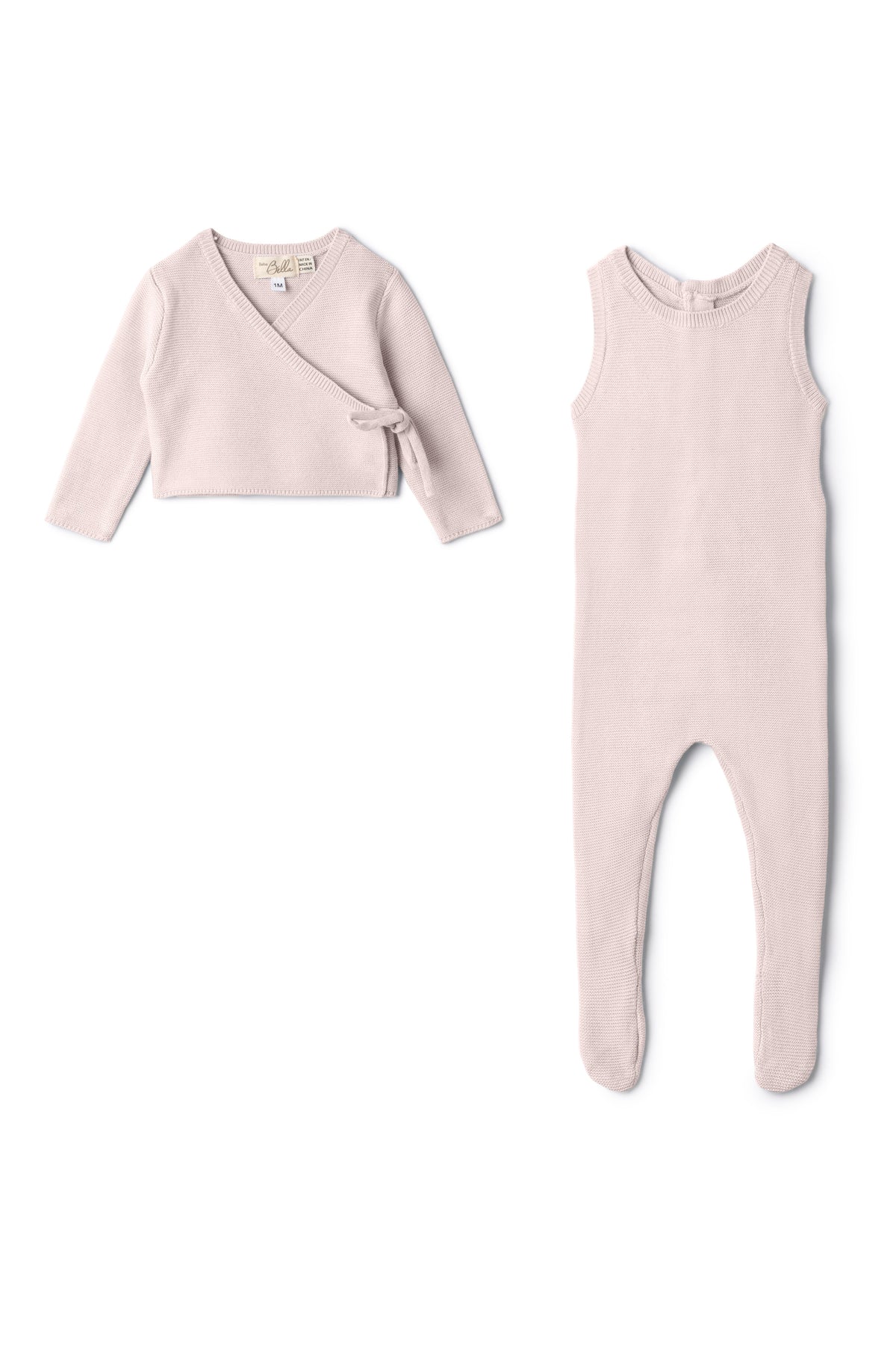 Onesie Cardigan Set in Primrose by Bebe Bella