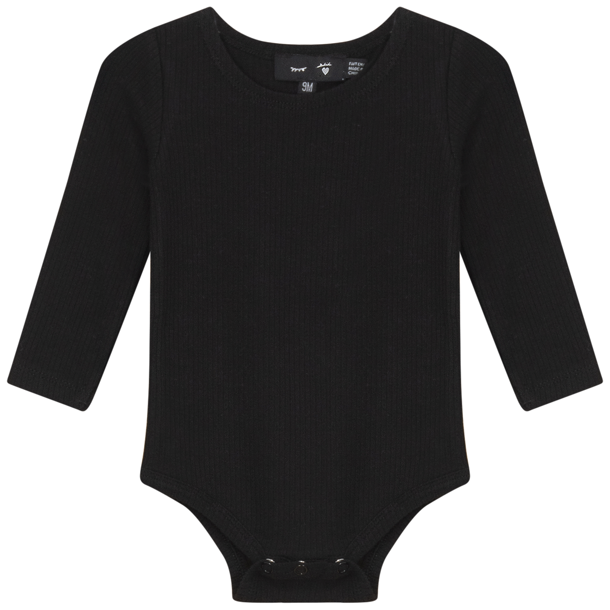 Pointelle Long Sleeve Rib Onesie in by Peek a boo