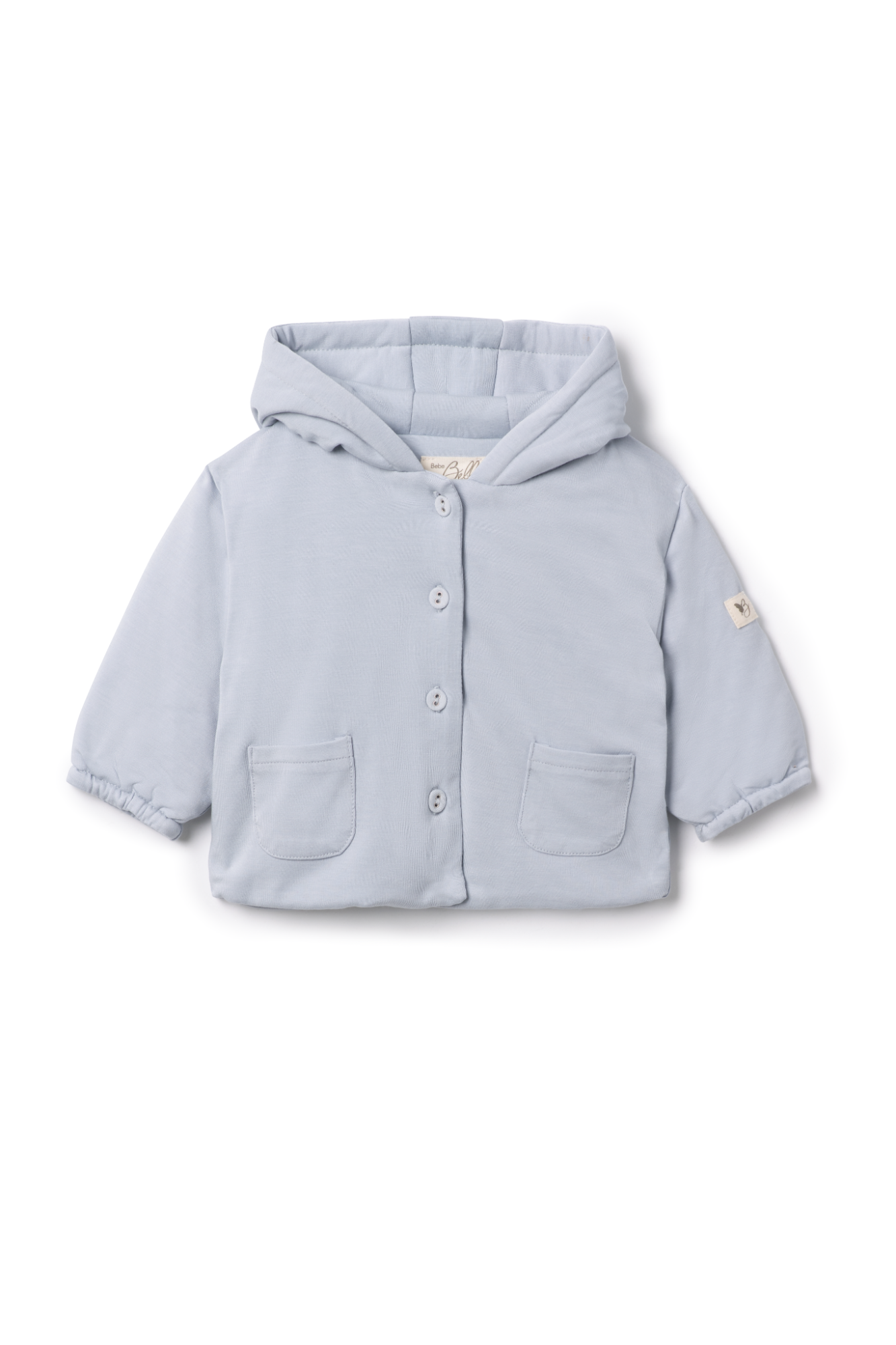 Pocket Puff Jacket in Blue by Bebe Bella