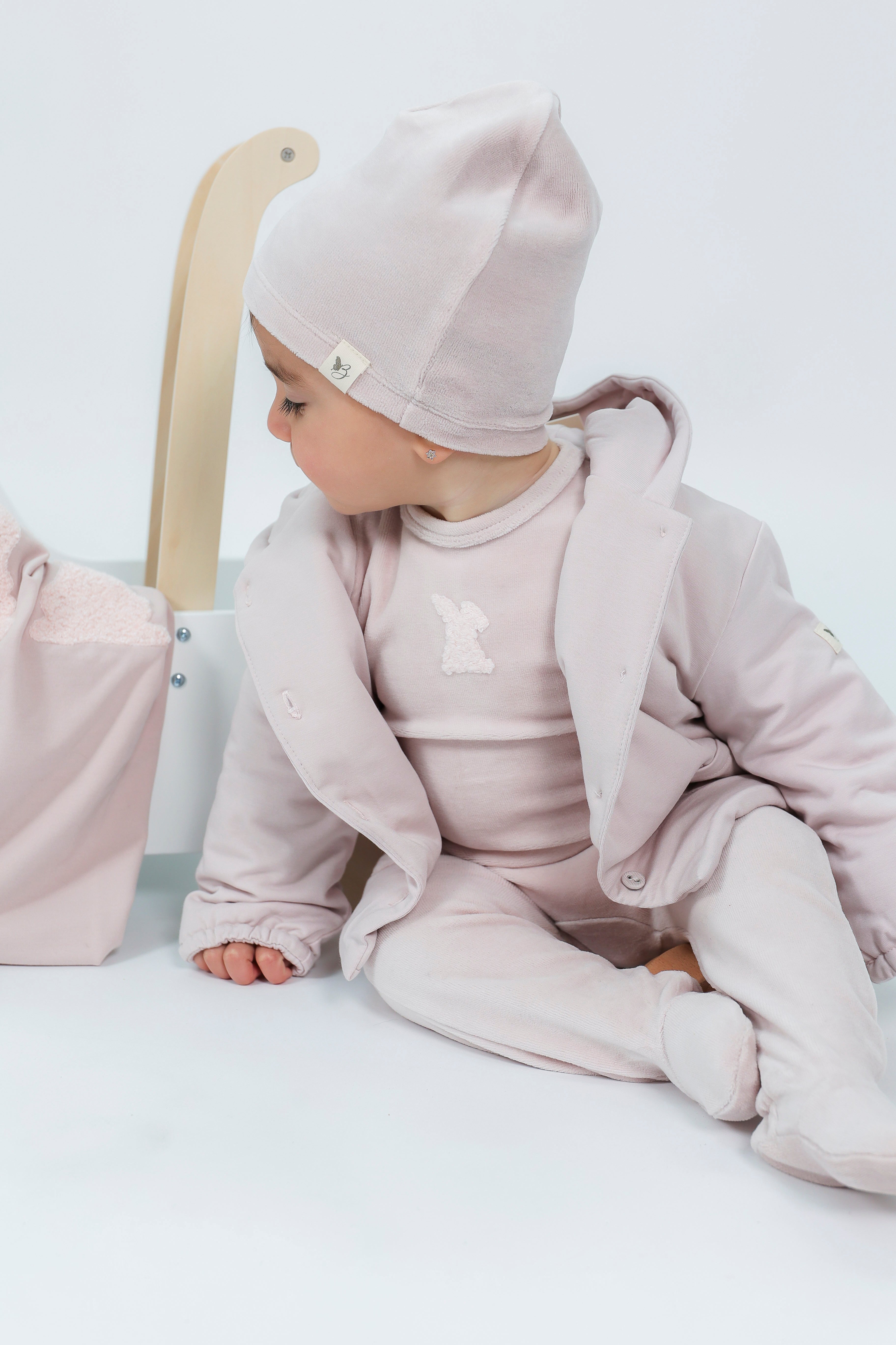 Pocket Puff Jacket in by Bebe Bella