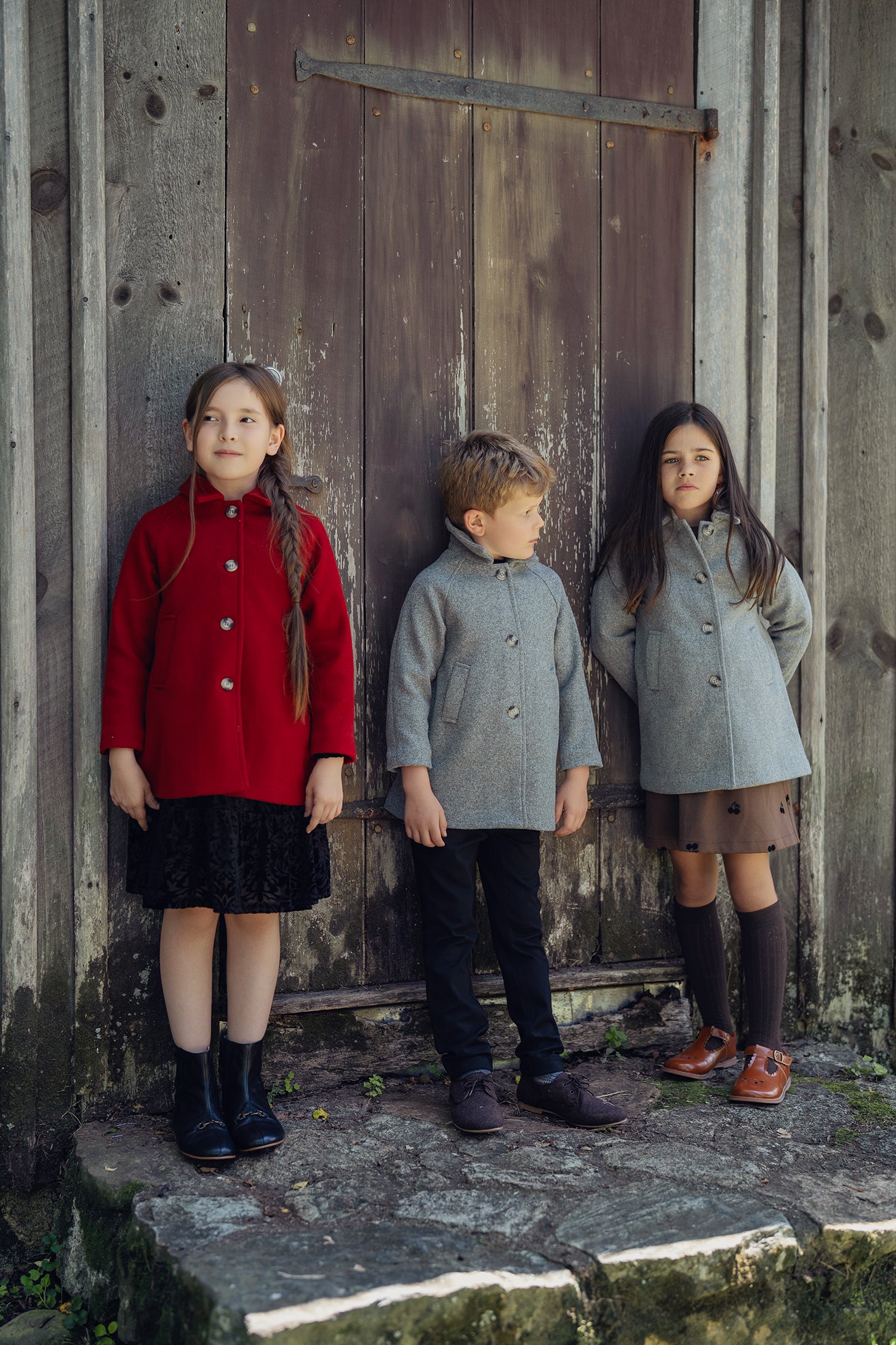 Wool Coat in by Jolie Capri