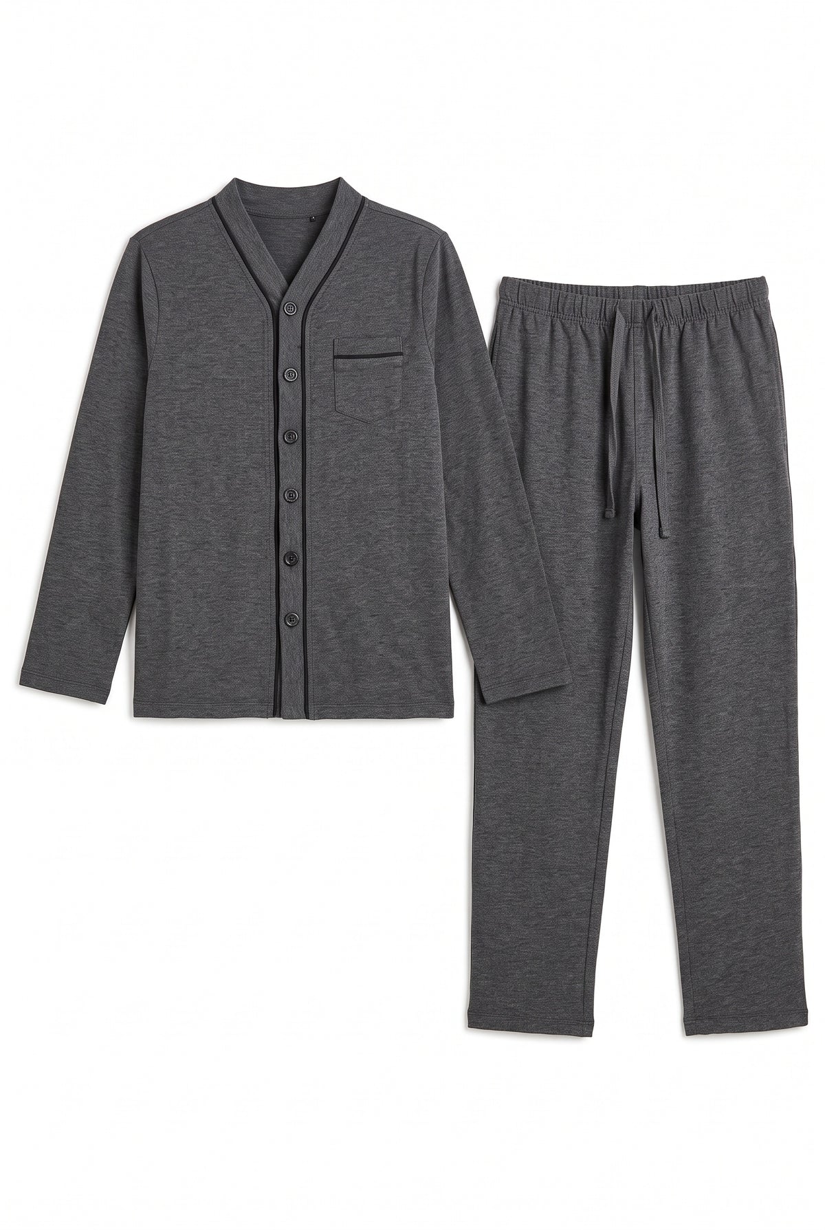 Button Front Top & Pants Set