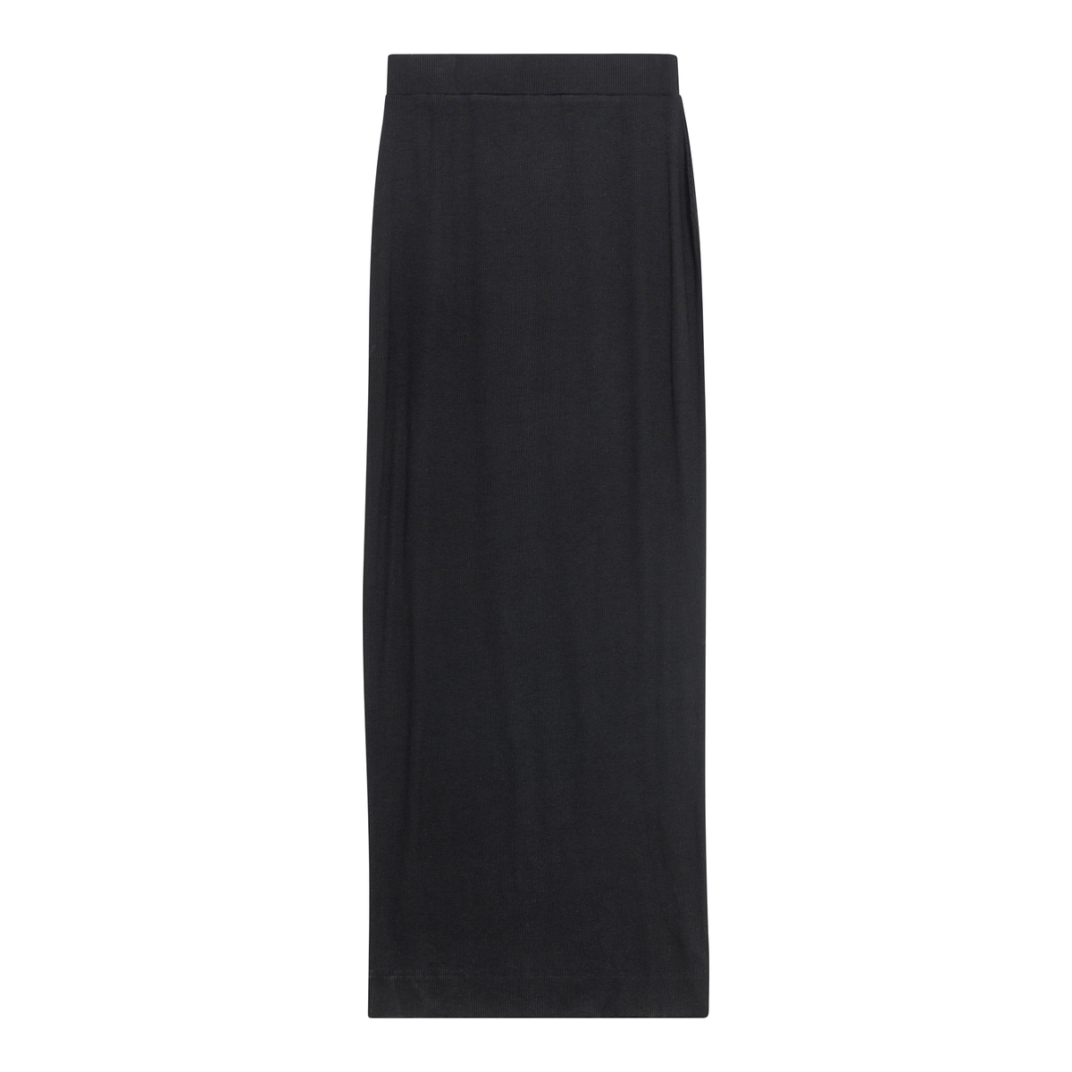 Straight Long Skirt in Black by Unclear