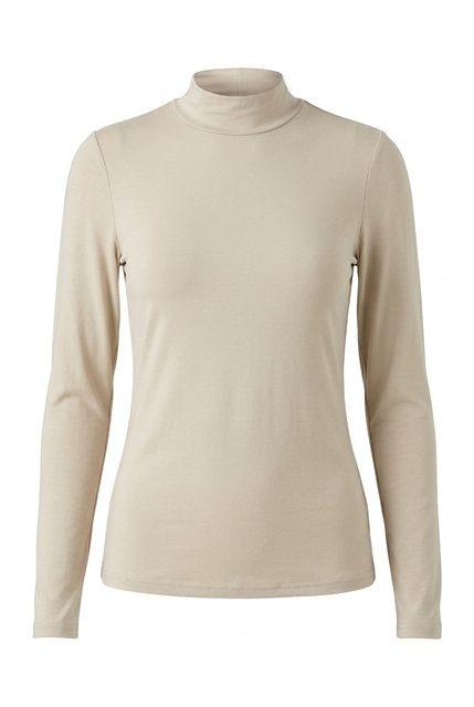 Mock Neck Top in Oat by My Basics