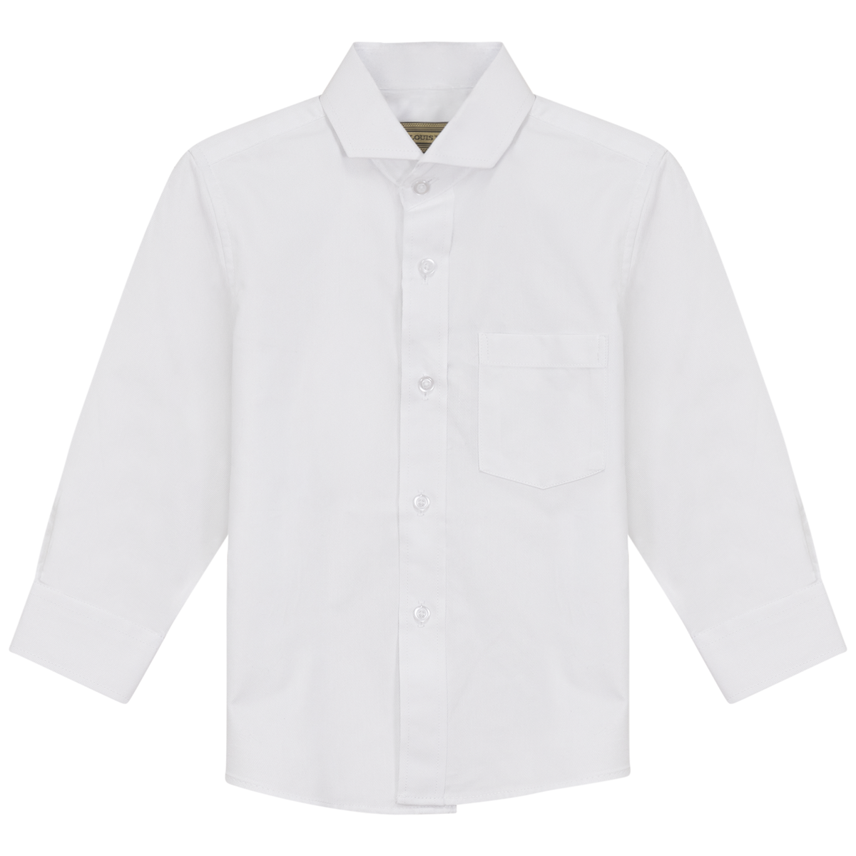 Long Sleeve Shirt With Collar in White - 1171 by Louis V
