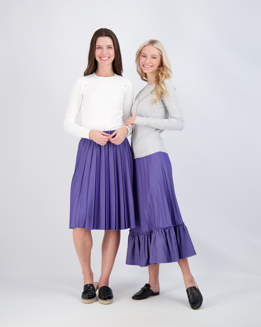 Pleated Skirt in by Ginger