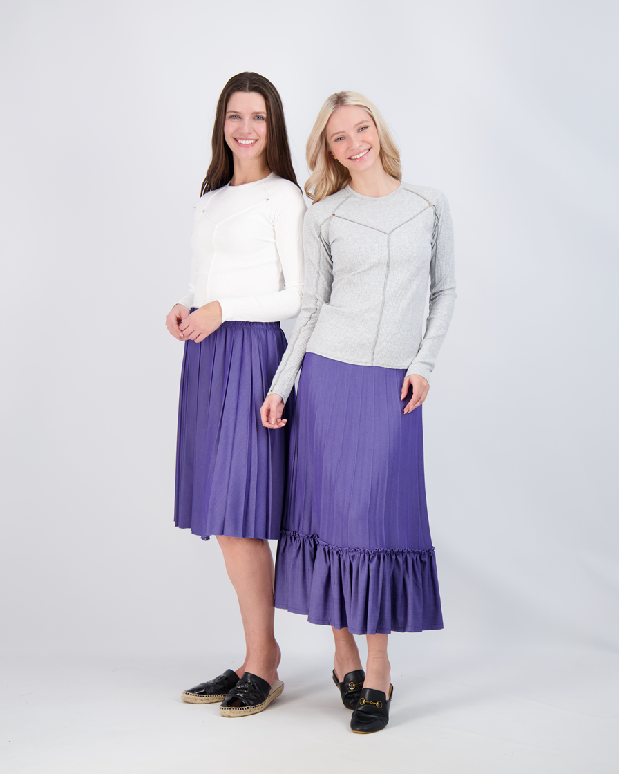 Pleated Skirt in by Ginger