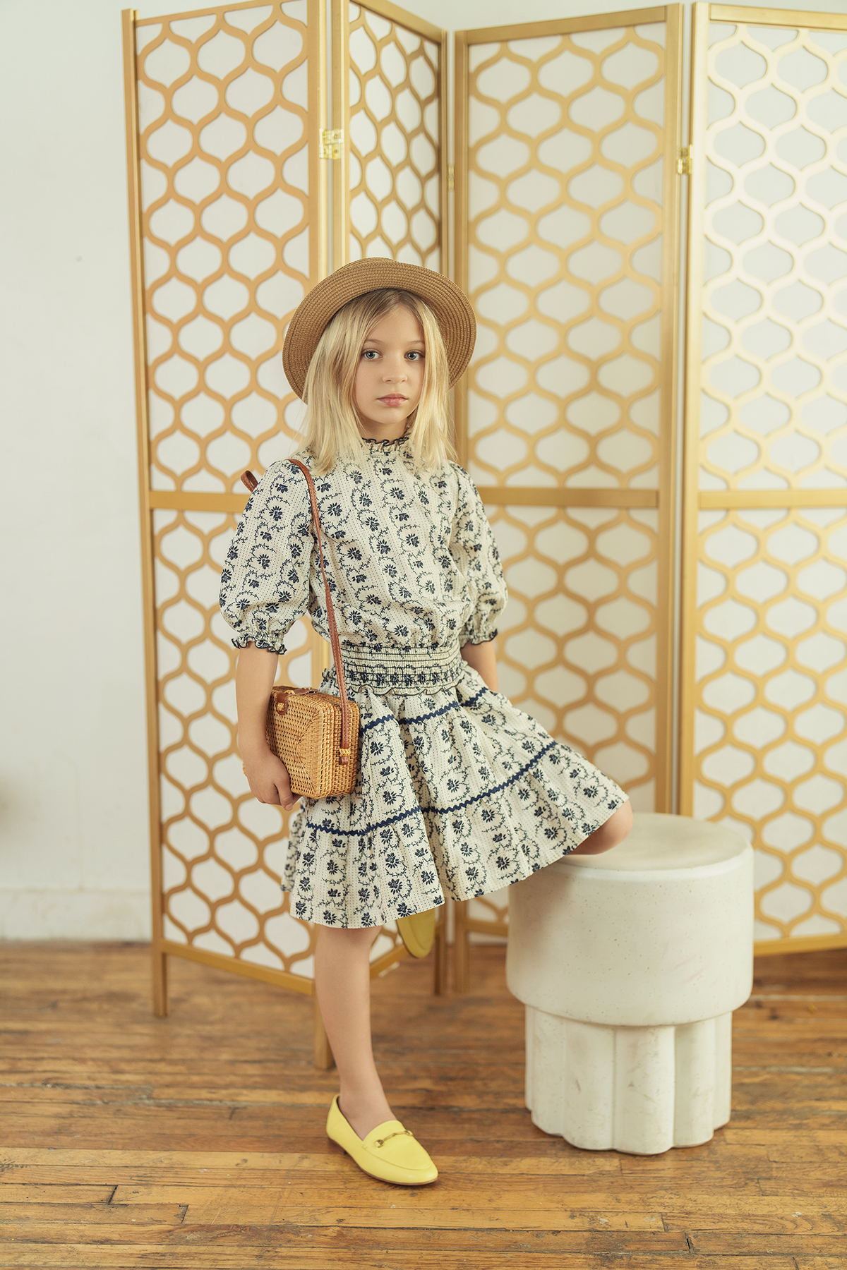 2 Pc Girls Top and Dress in by Hopscotch