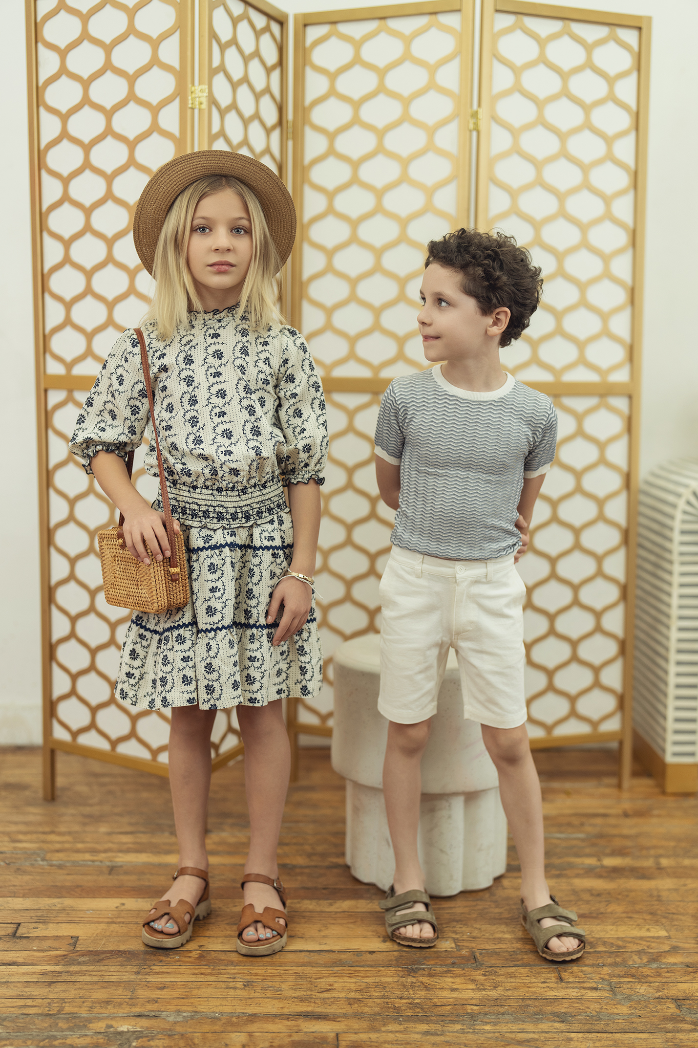 2 Pc Girls Top and Dress in by Hopscotch