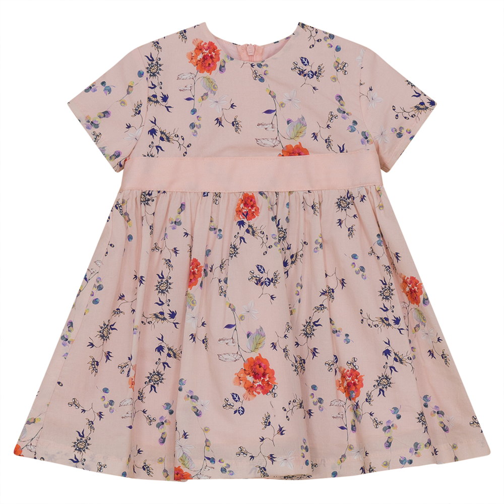 Floral Print Dress in Pink Floral by Clô