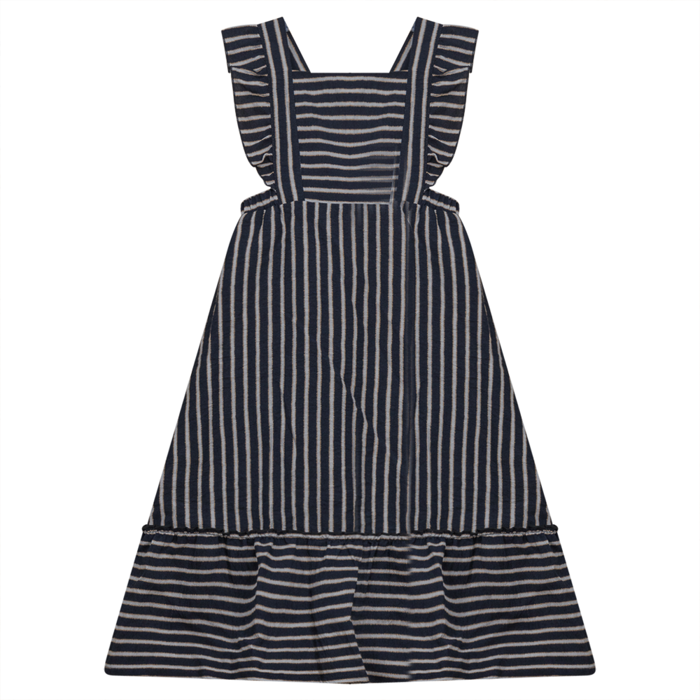 Jumper With Straps in Navy Stripe by Neuf 9