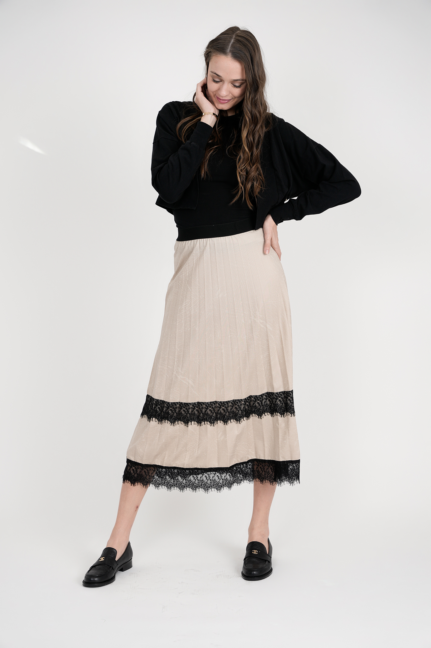 MIDI Length Skirt in by Ginger
