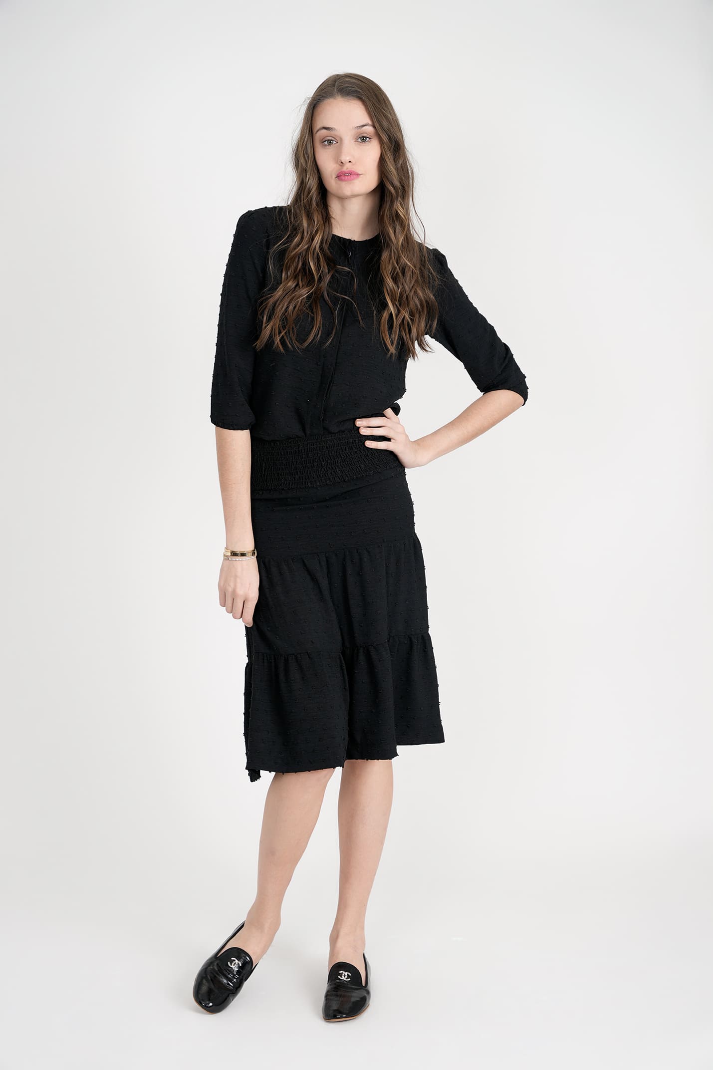 Smockin 2 Pc Set Top and Skirt in by Note