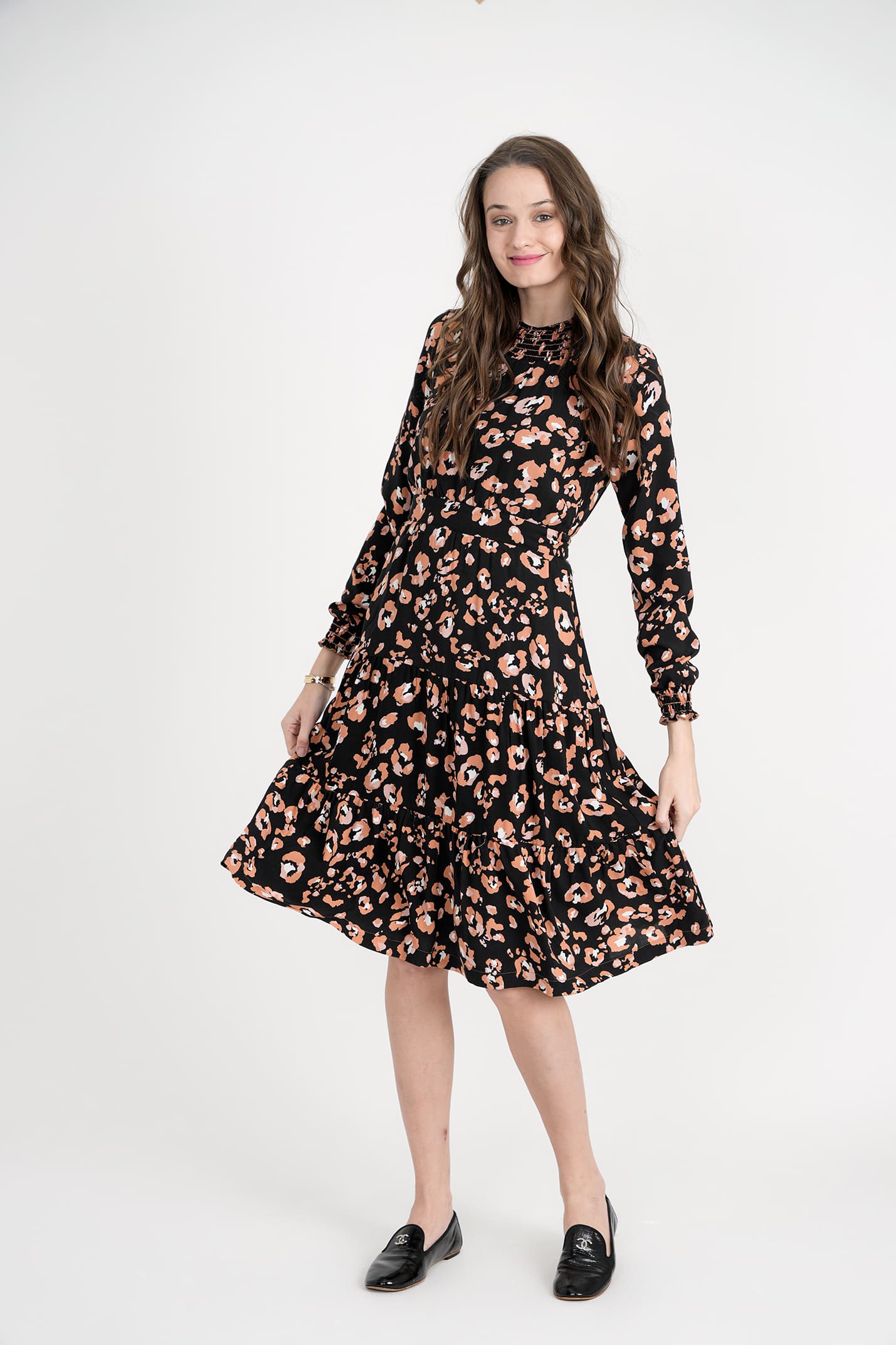Pattern Print Dress in by Note