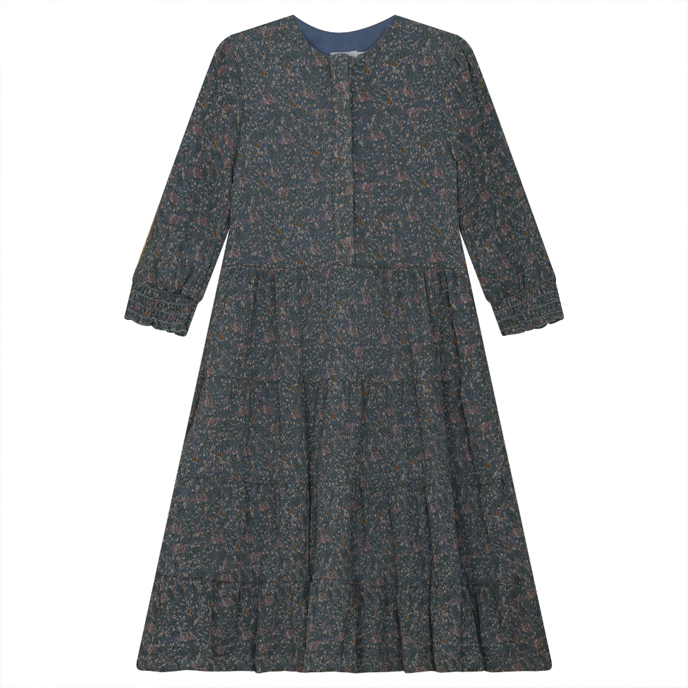 Tiered Dress in Blue by Imagine