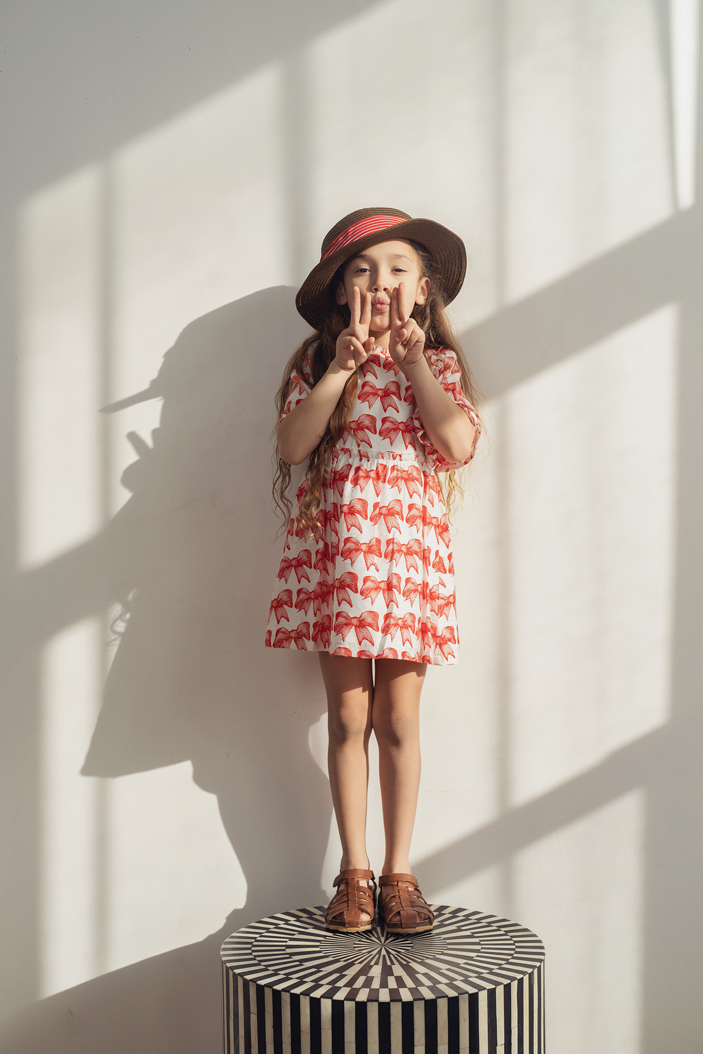 Bow Print Dress in by The Umbrella Academy