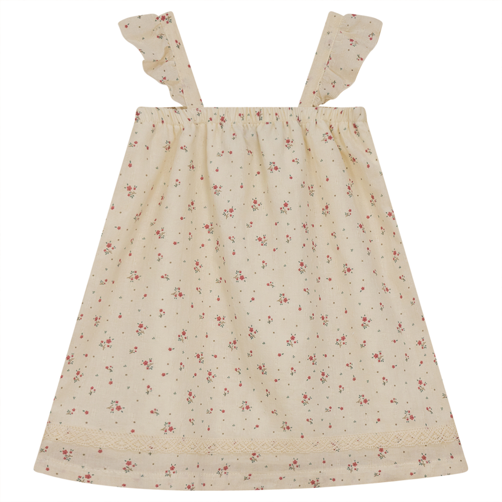 Dress With Jumper Lace in IVORY PINK by Space Grey