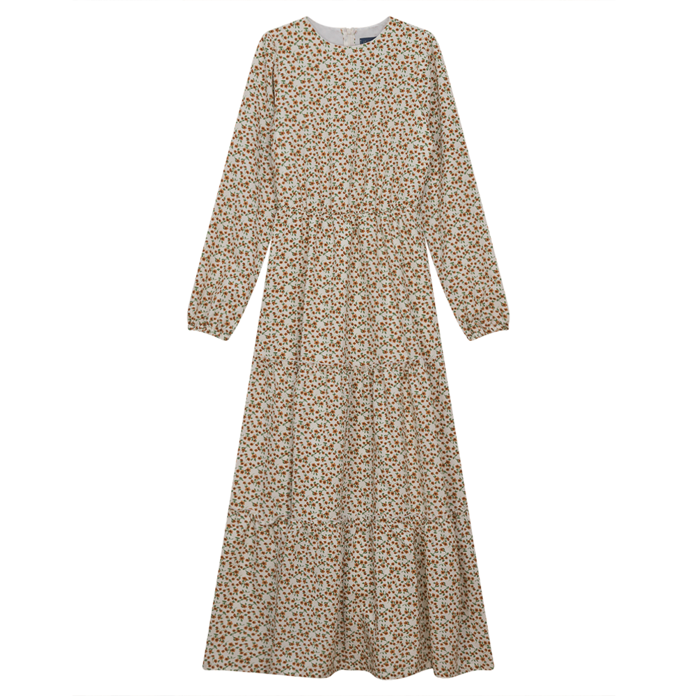 Floral Dress in White Floral by Noni