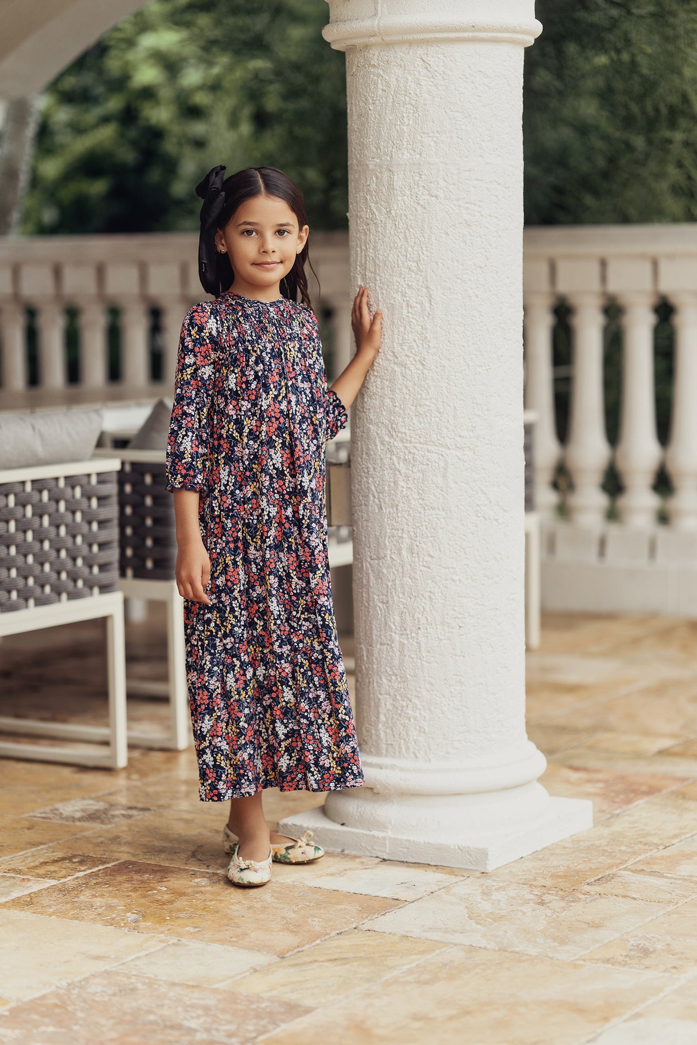 Floral Tiered Dress in by Seal